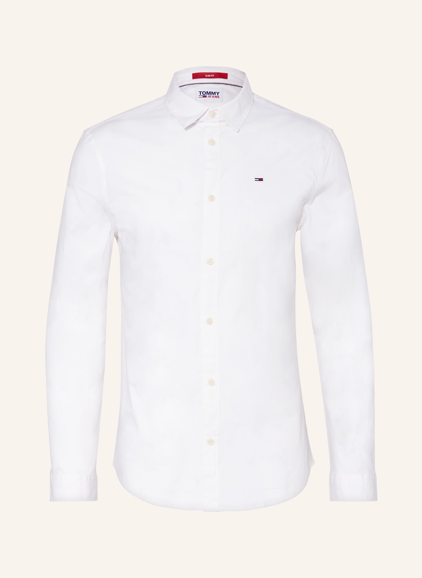 TOMMY JEANS Shirt slim fit, Color: WHITE (Image 1)