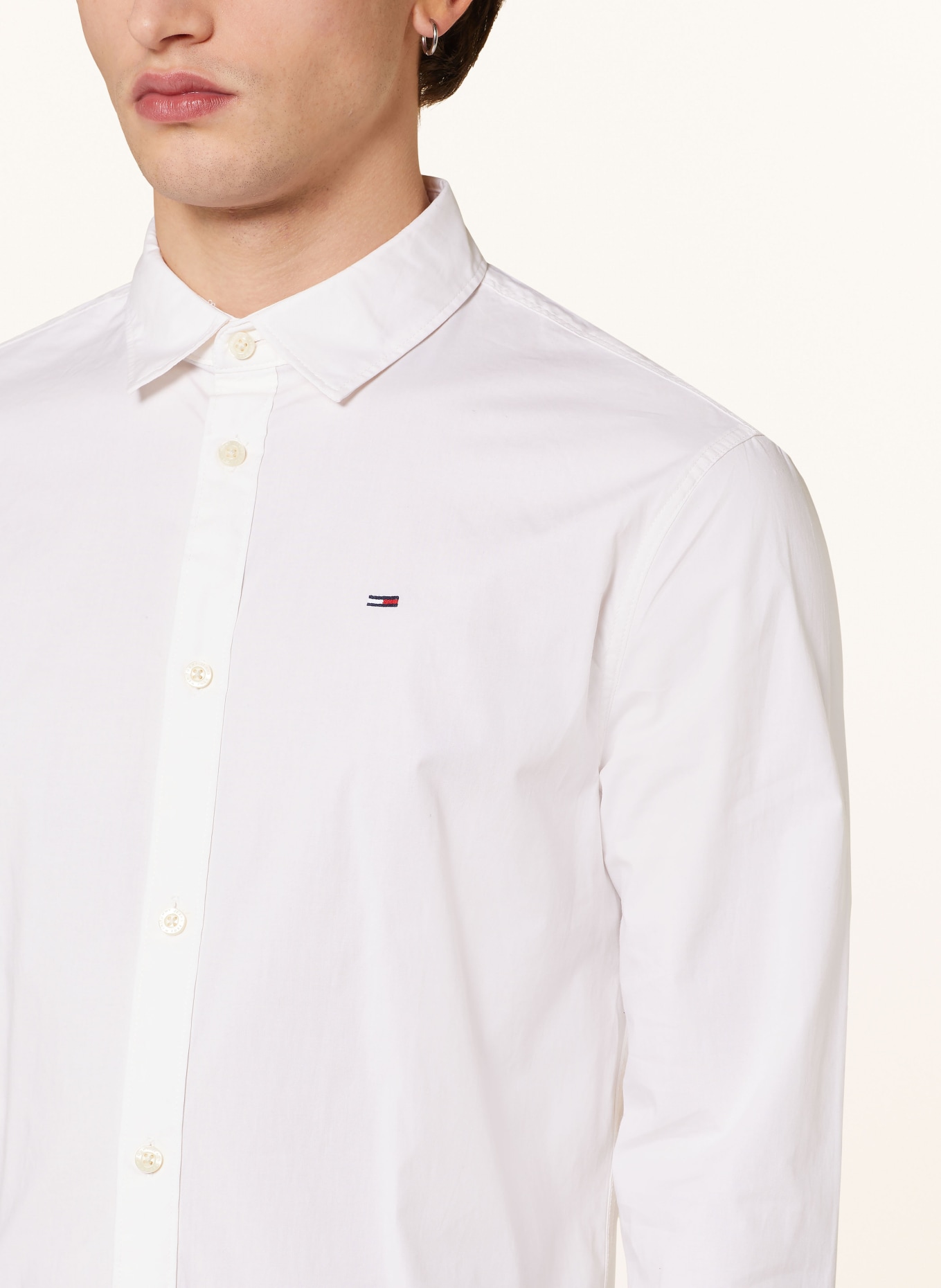 TOMMY JEANS Shirt slim fit, Color: WHITE (Image 5)