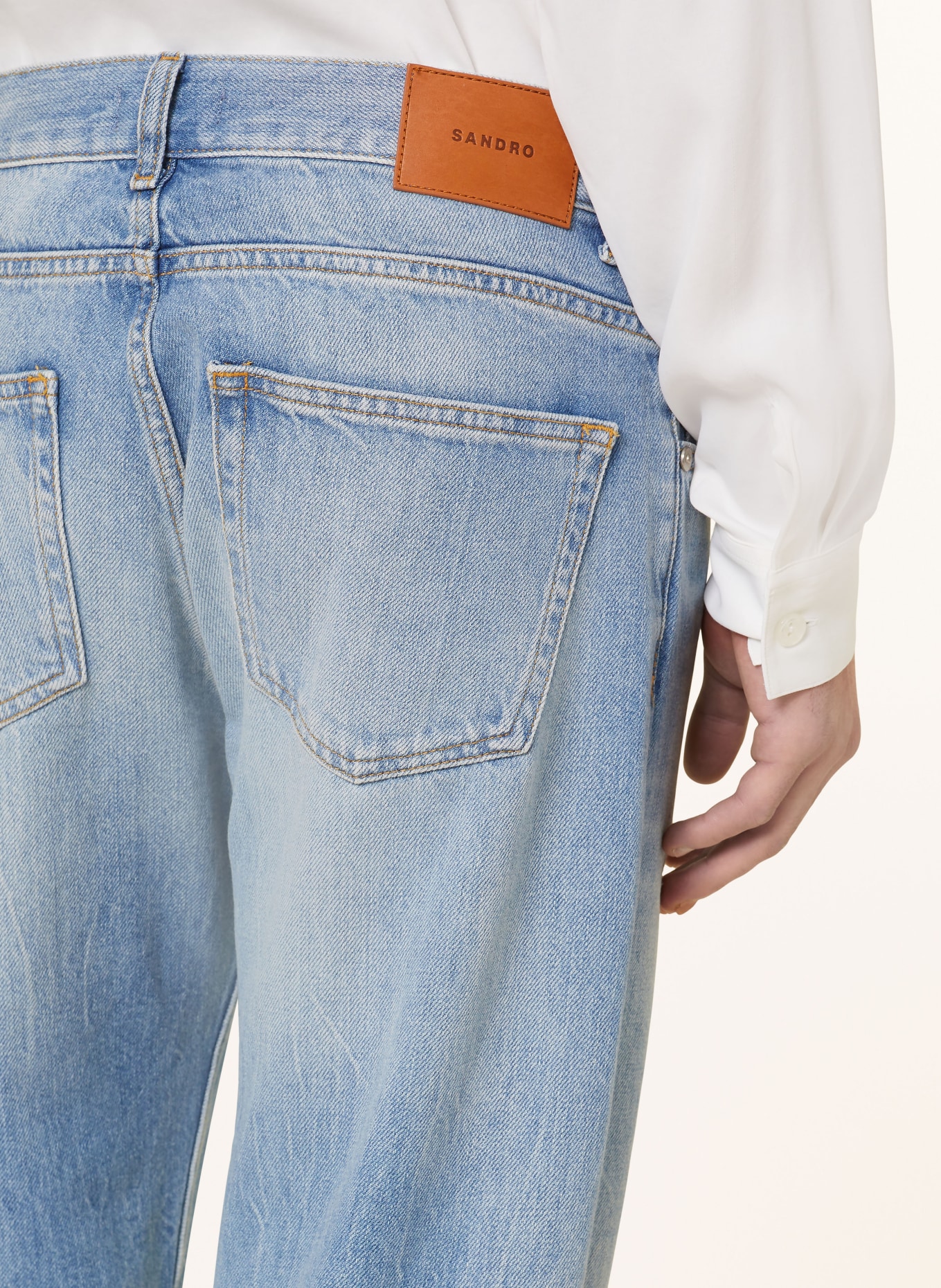 SANDRO Jeans Regular Fit, Farbe: BLUV BLUE VINTAGE - DENIM (Bild 6)