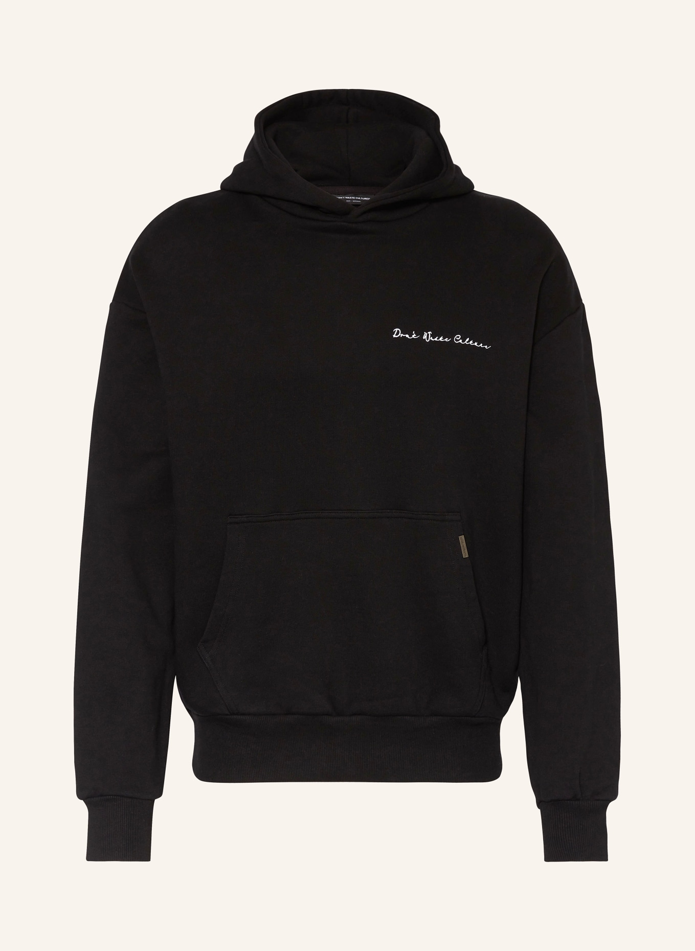 don't waste culture Oversized hoodie NOAH, Color: BLACK (Image 1)