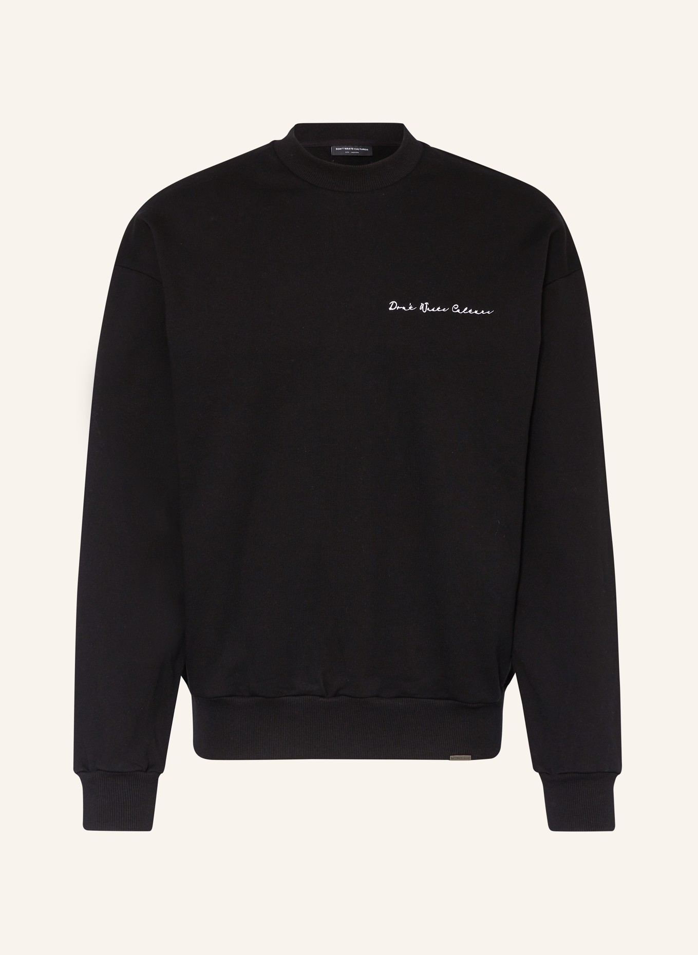 don't waste culture Oversized sweatshirt XAVI, Color: BLACK (Image 1)