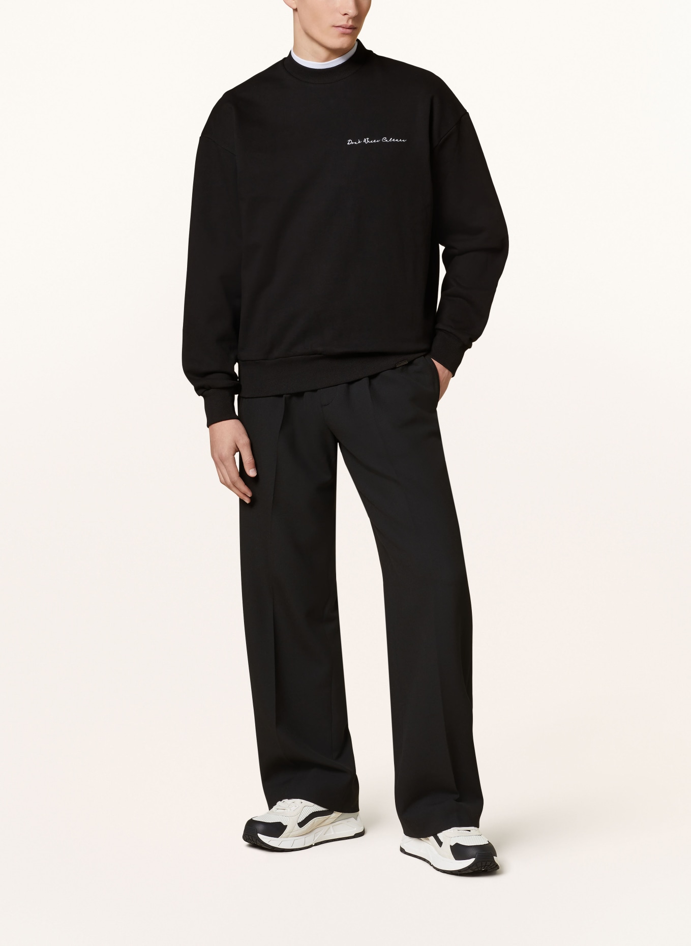 don't waste culture Oversized sweatshirt XAVI, Color: BLACK (Image 2)