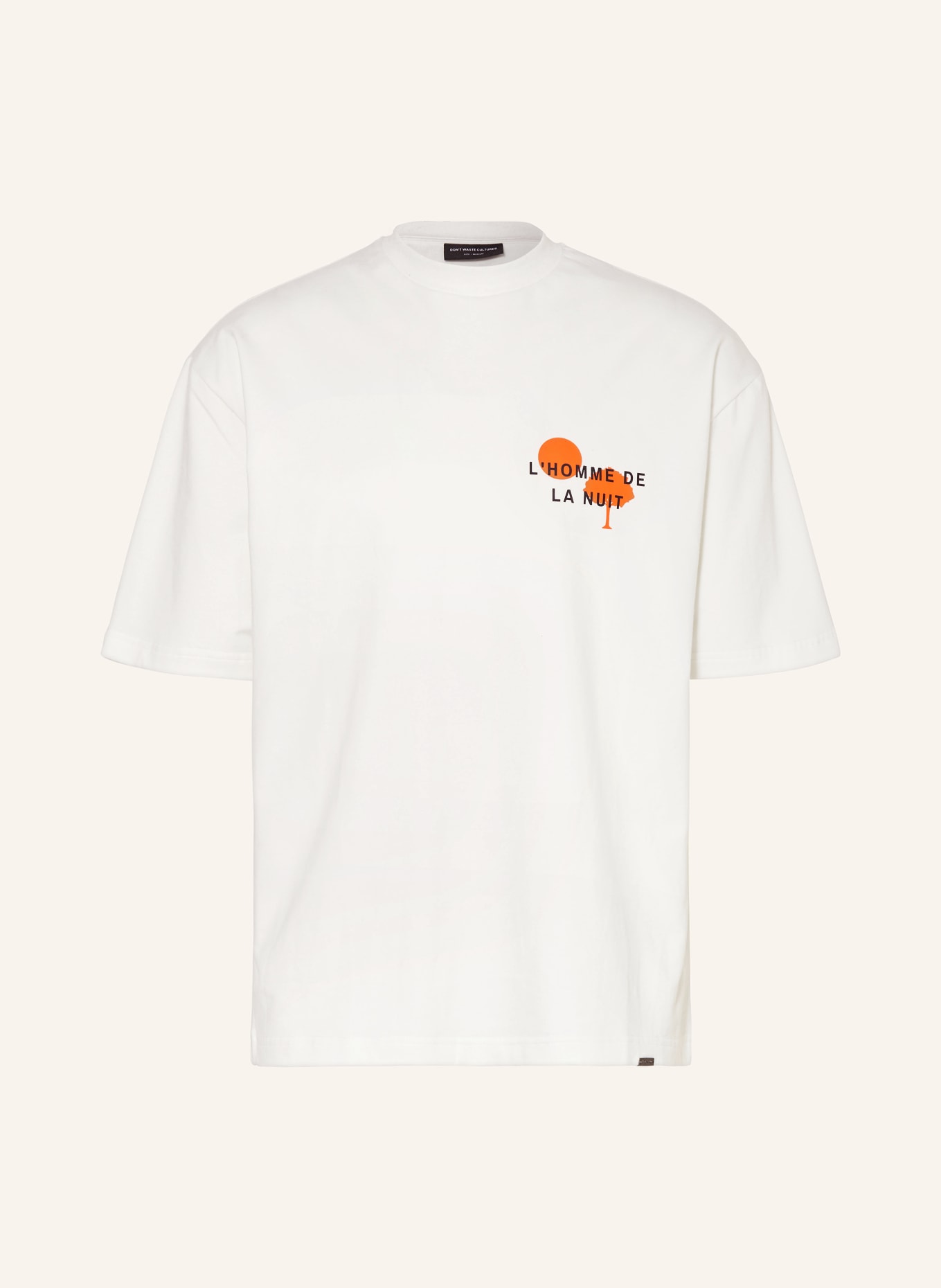 don't waste culture Oversized shirt ELISE, Color: WHITE (Image 1)