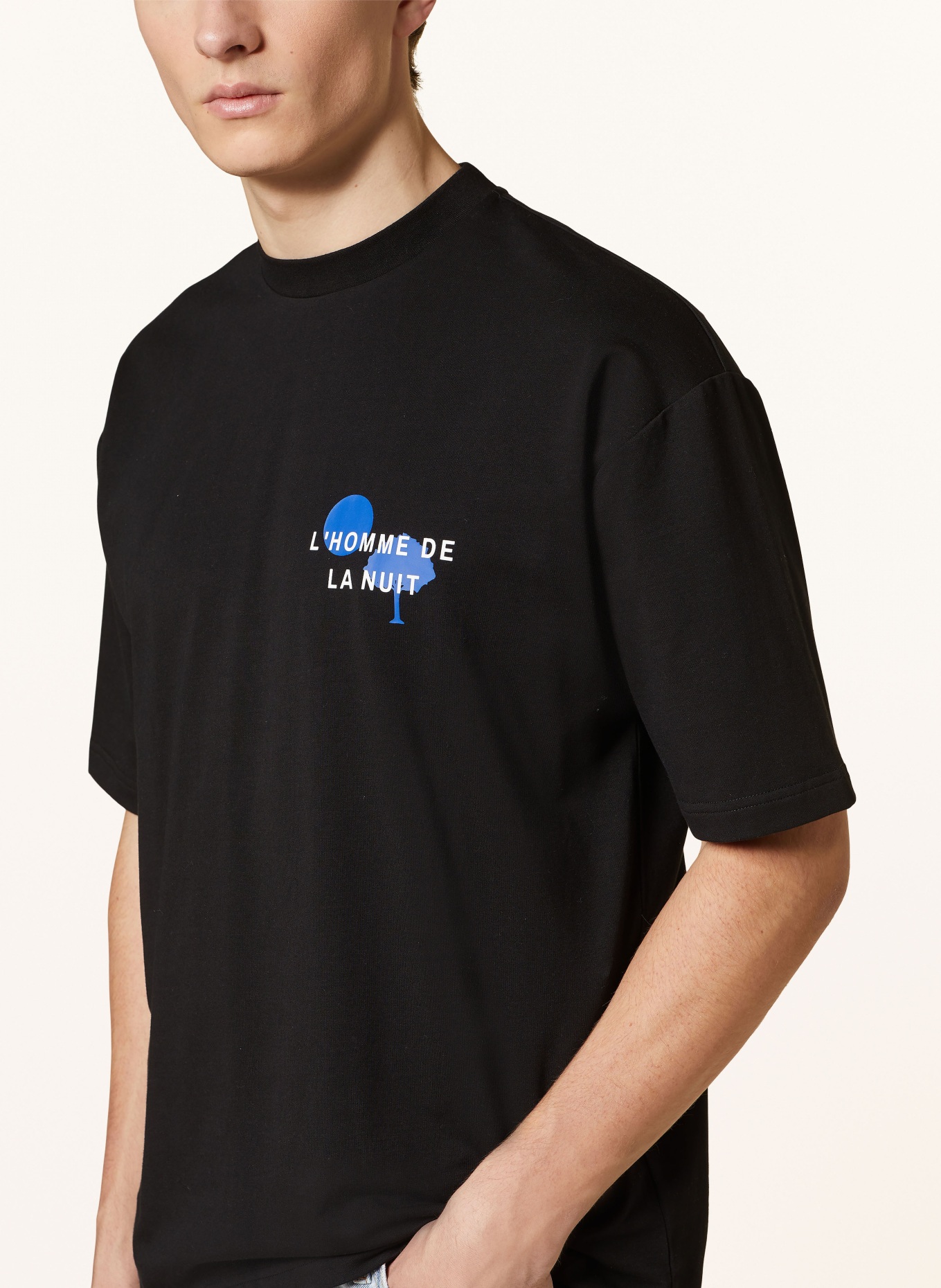 don't waste culture Oversized shirt DARI, Color: BLACK (Image 4)