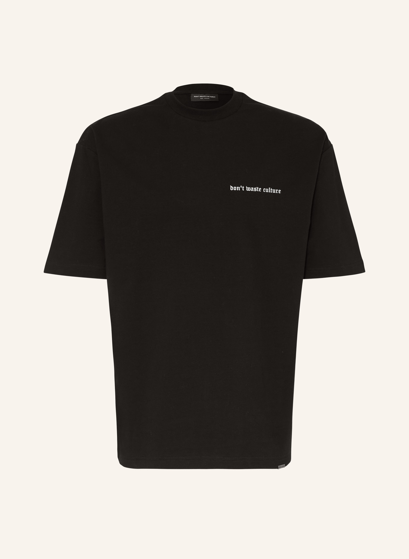 don't waste culture Oversized shirt SOMBRA, Color: BLACK (Image 1)