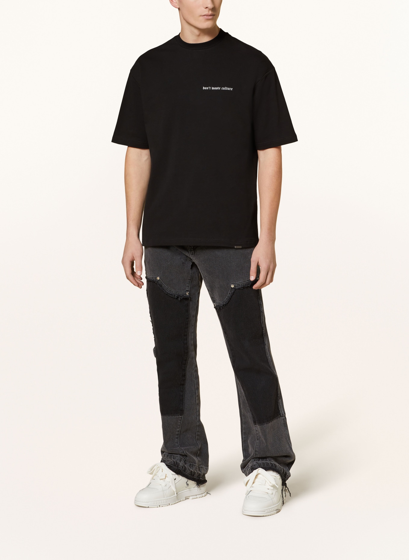don't waste culture Oversized shirt SOMBRA, Color: BLACK (Image 2)
