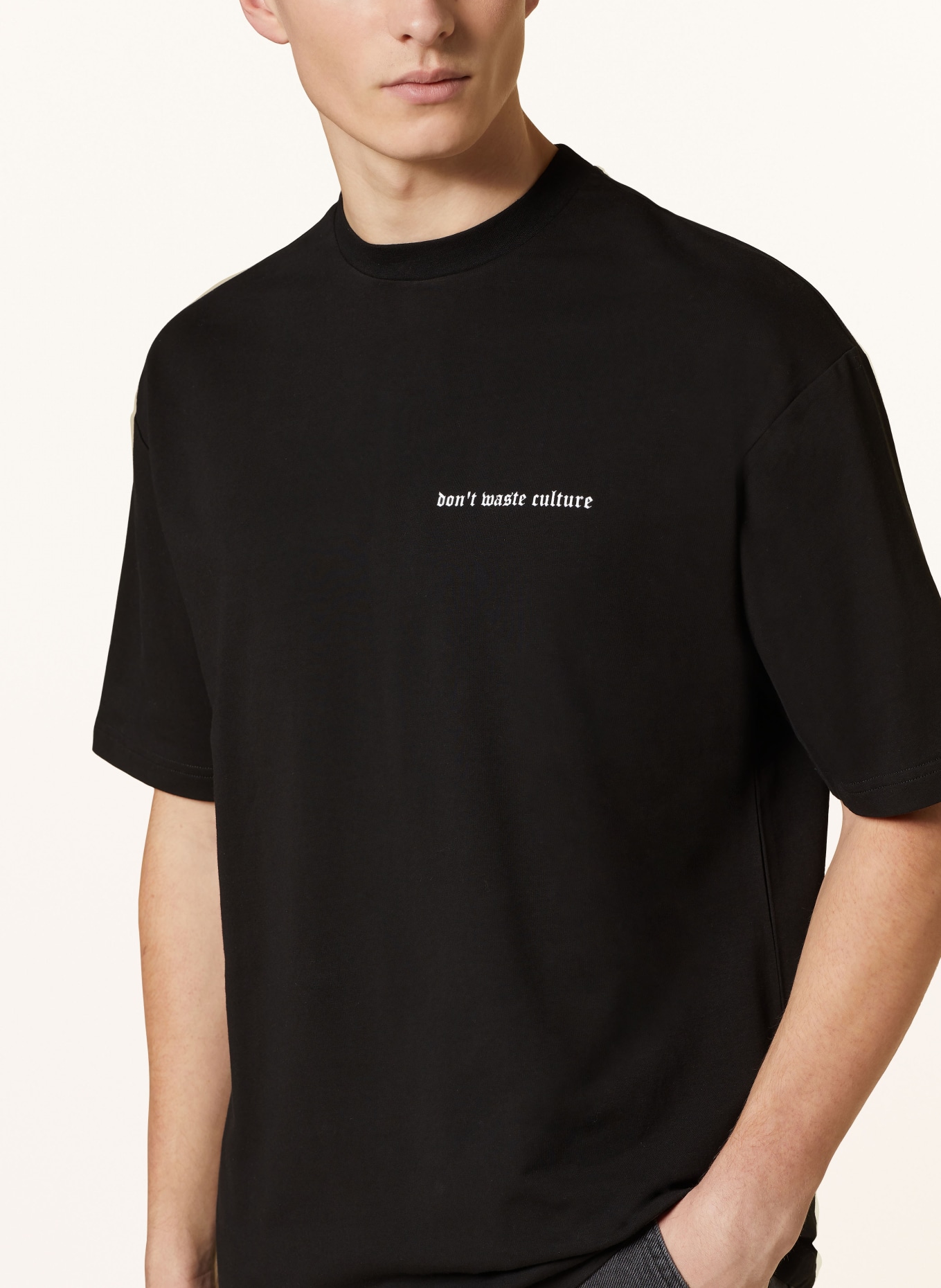 don't waste culture Oversized shirt SOMBRA, Color: BLACK (Image 4)