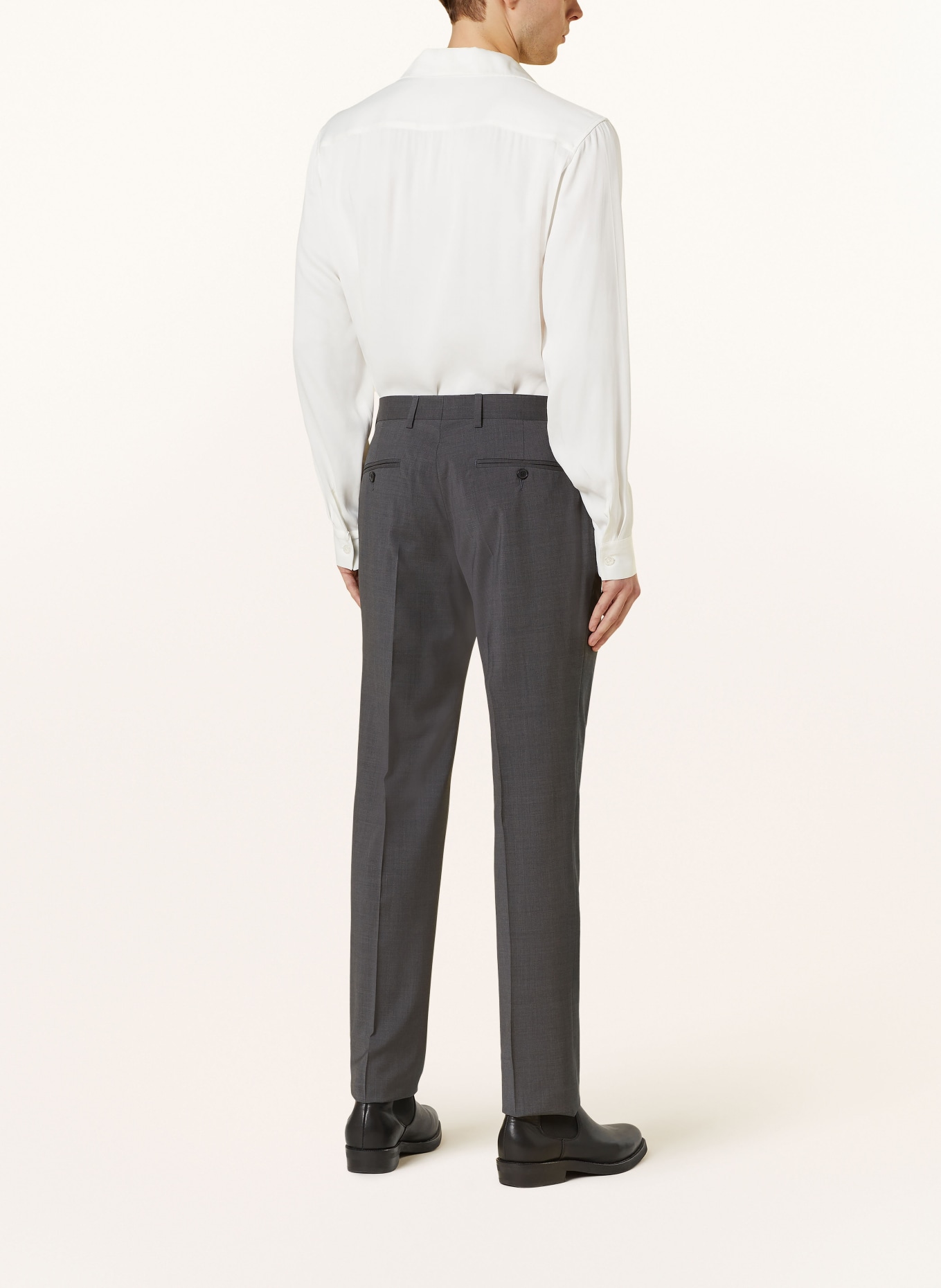 SANDRO Spodnie garniturowe slim fit, Kolor: 21 MOCKED GREY (Obrazek 4)