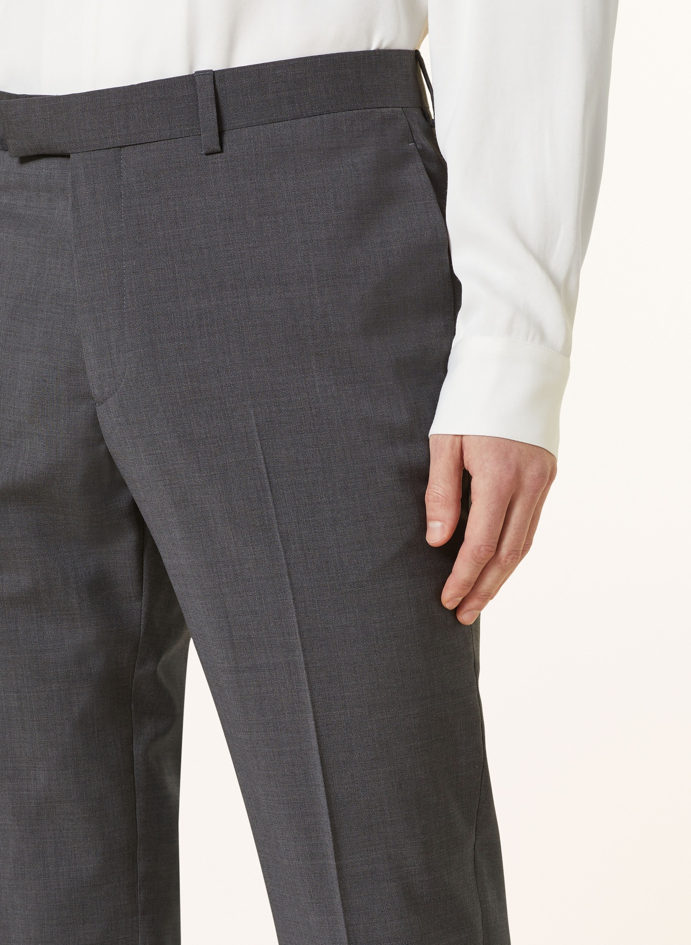 SANDRO Spodnie garniturowe slim fit, Kolor: 21 MOCKED GREY (Obrazek 6)