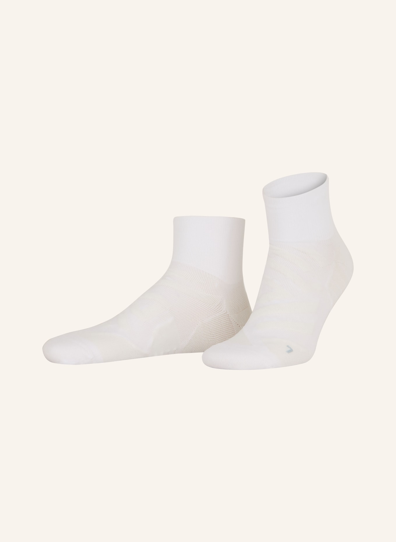 On Running socks PERFORMANCE MID SOCK, Color: 00826 WHITE | IVORY (Image 1)