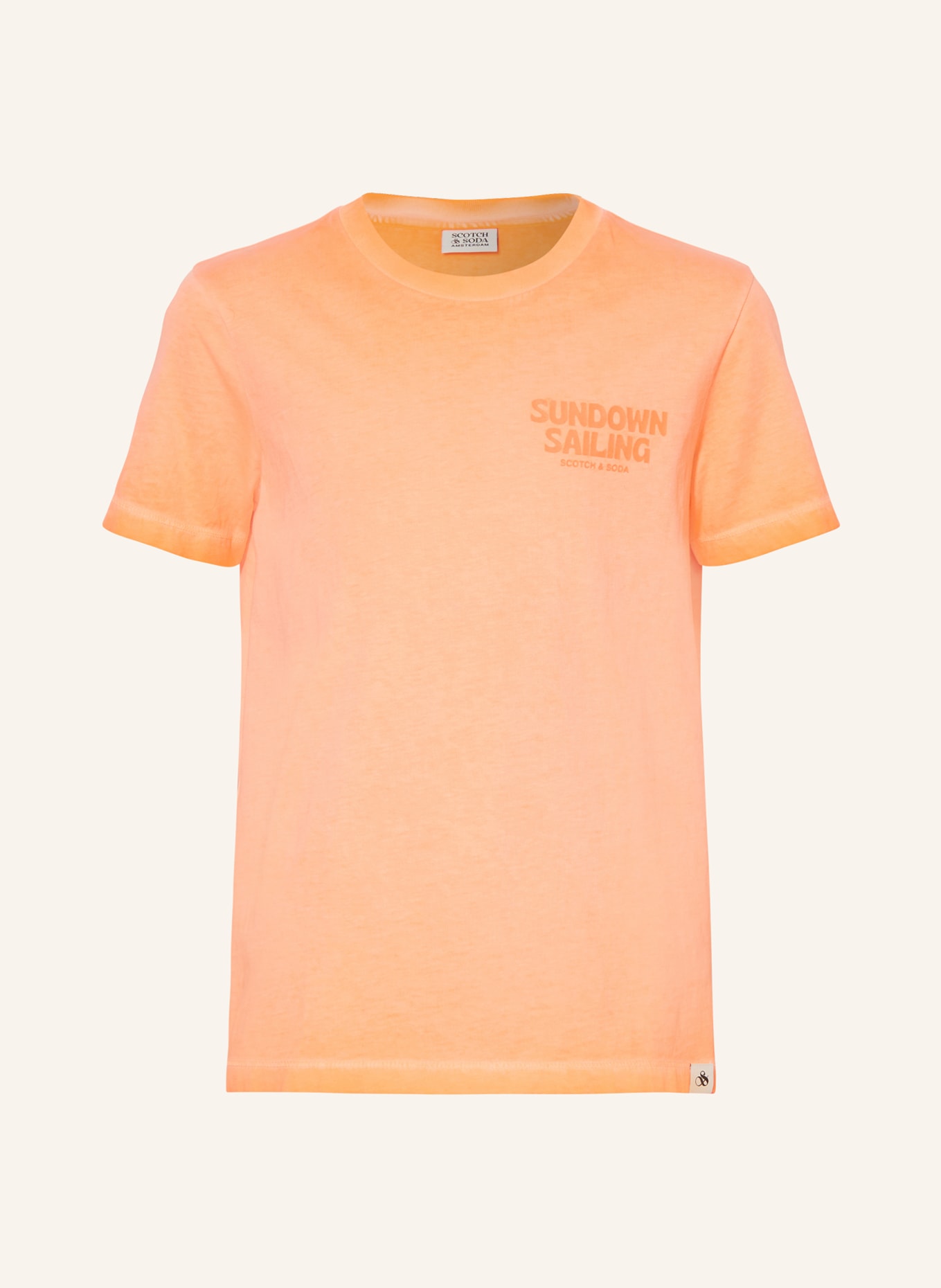 SCOTCH & SODA T-shirt, Kolor: JASKRAWY POMARAŃCZOWY (Obrazek 1)