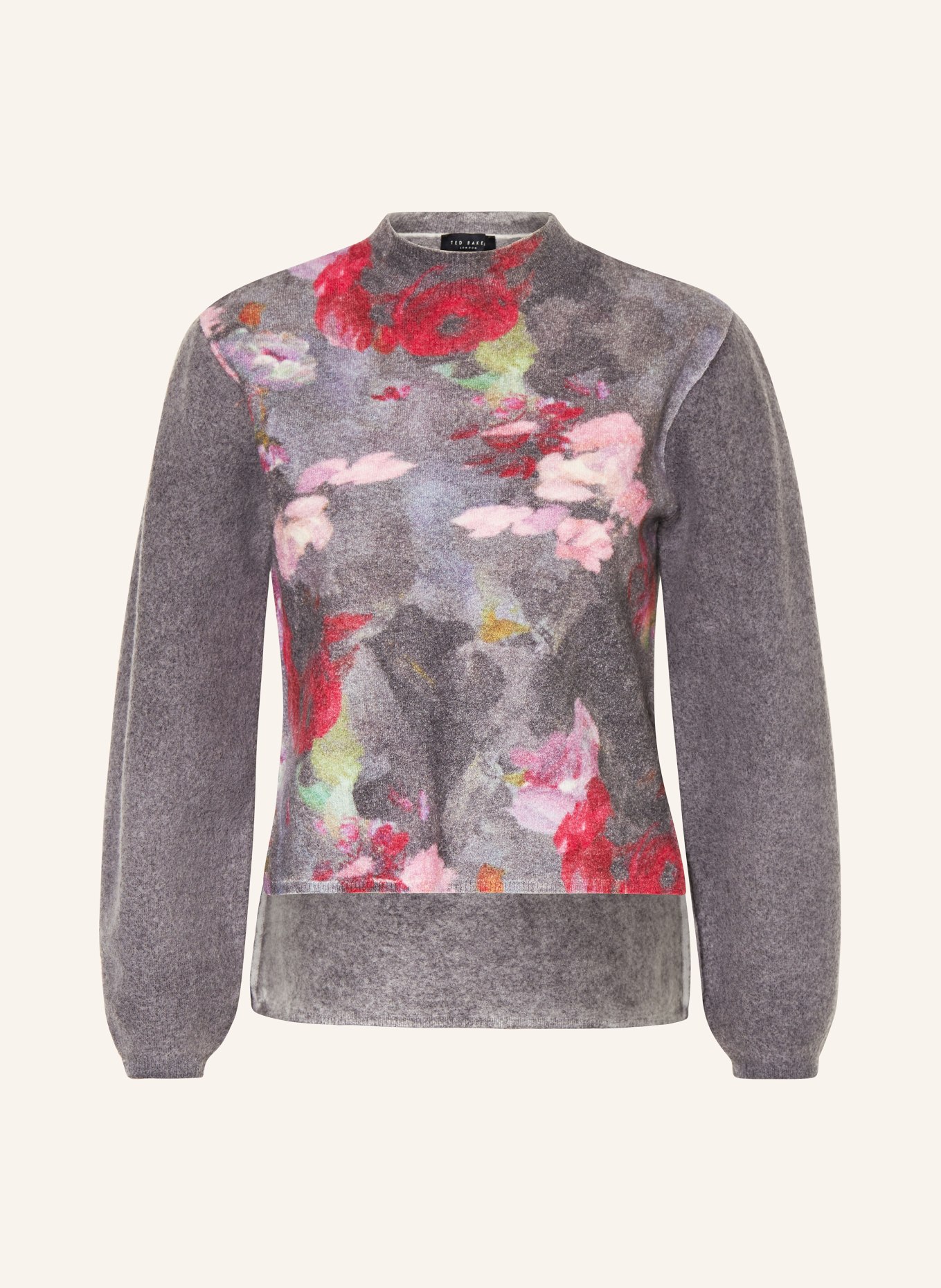 TED BAKER Sweater DAYSIYY, Color: GRAY/ PINK (Image 1)