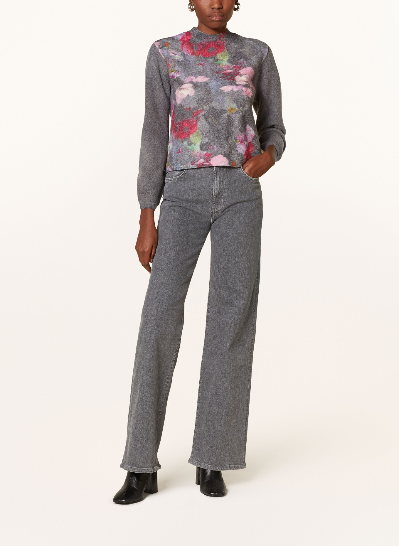 TED BAKER Sweater DAYSIYY, Color: GRAY/ PINK (Image 2)