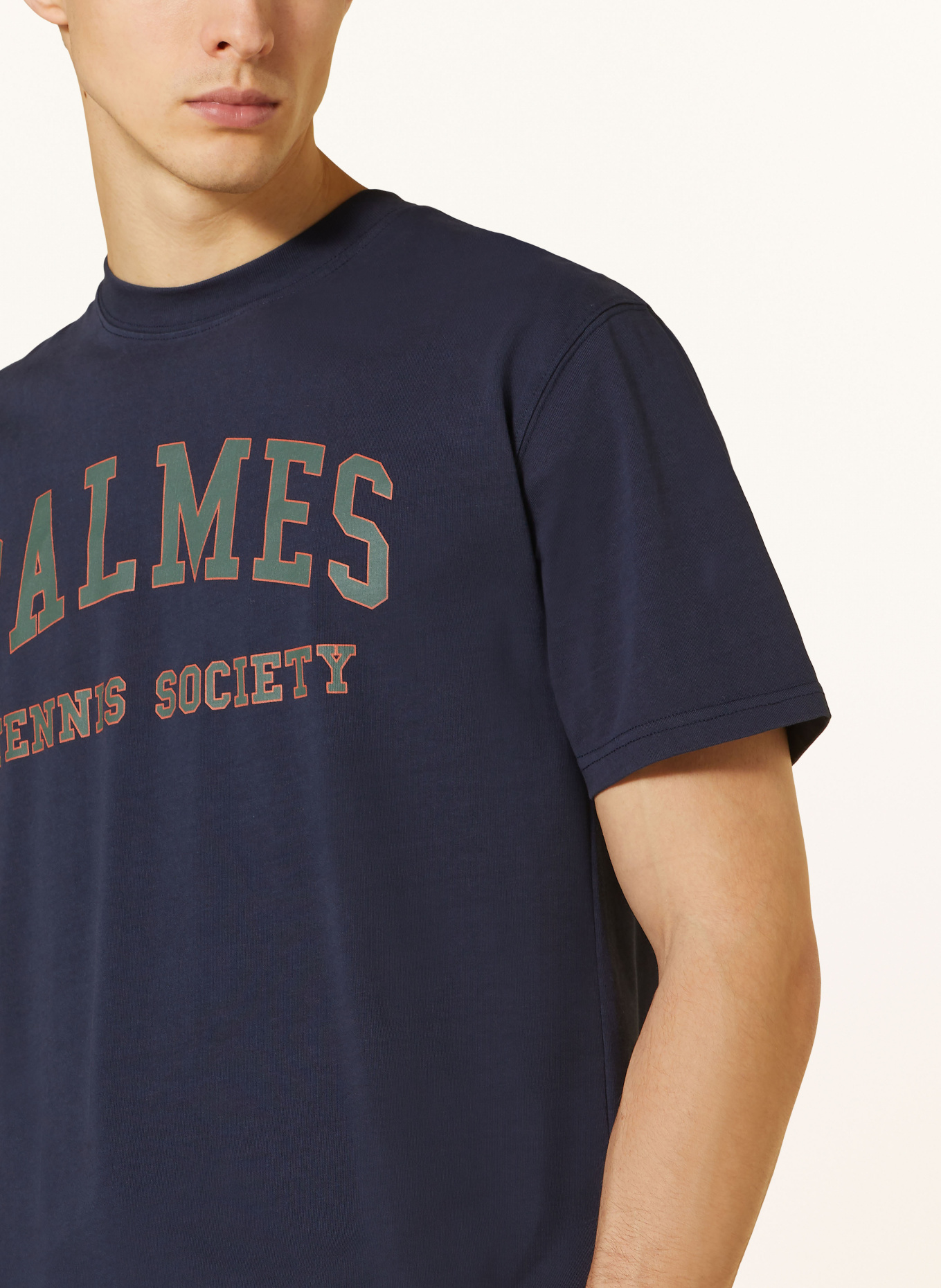 Palmes T-shirt IVAN, Color: DARK BLUE (Image 4)
