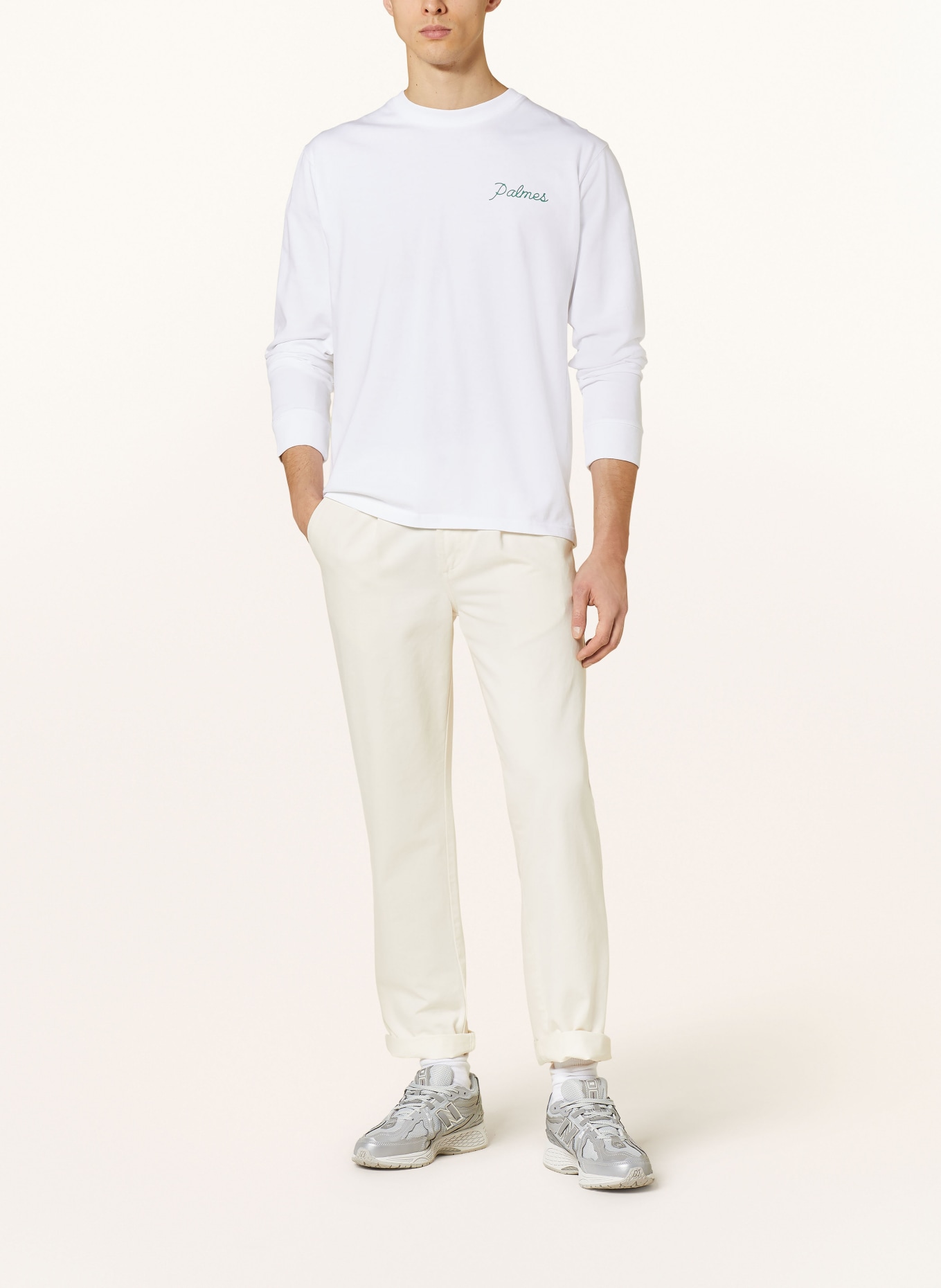 Palmes Long sleeve shirt SUNSTE, Color: WHITE (Image 3)