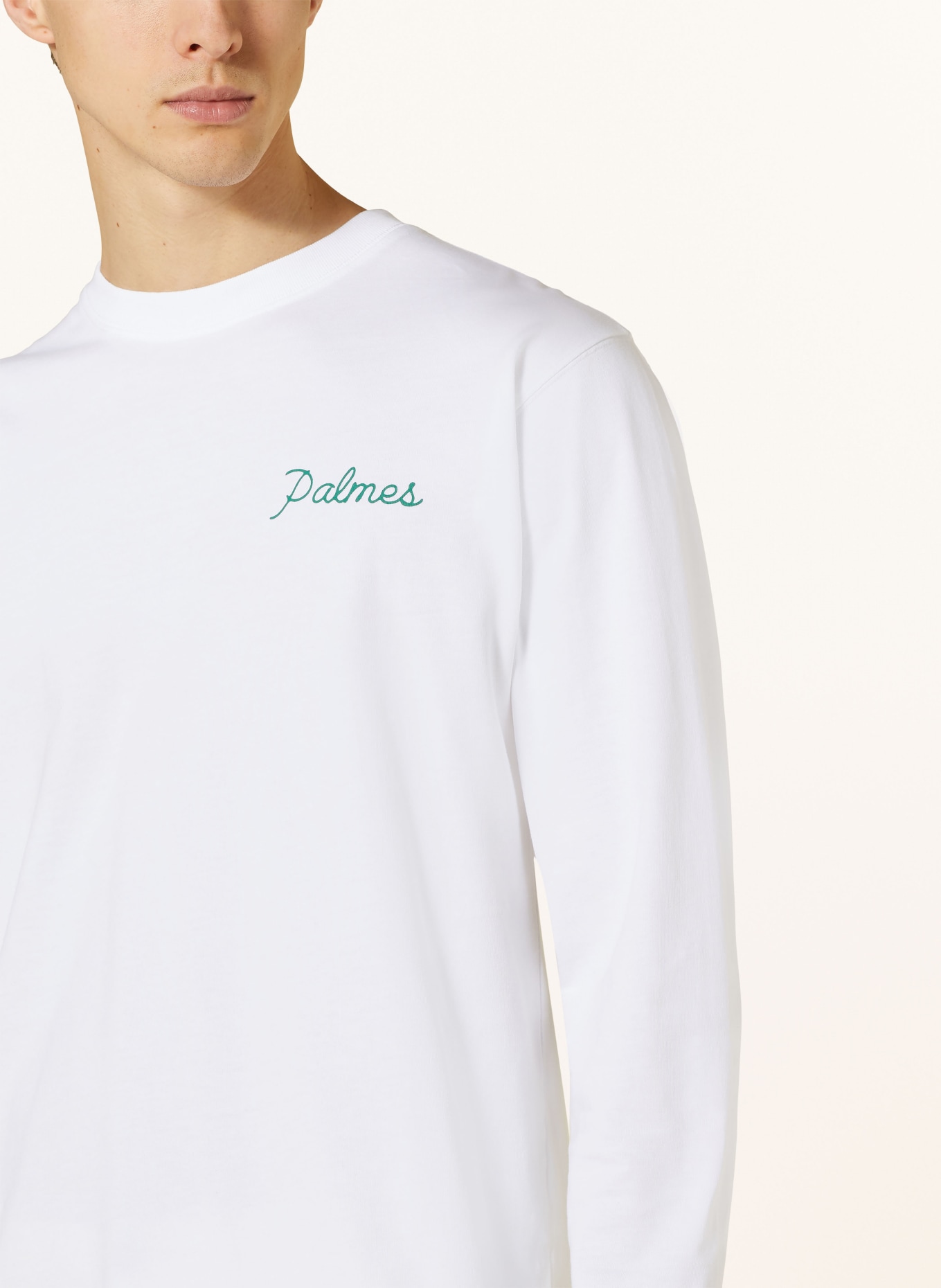 Palmes Long sleeve shirt SUNSTE, Color: WHITE (Image 4)