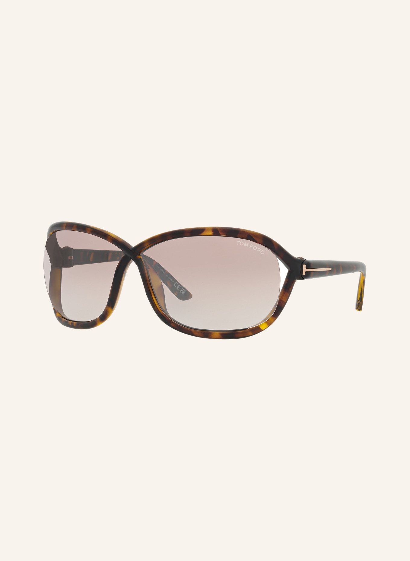 TOM FORD Sonnenbrille TR001753 FERNANDA: 4400D7 - HAVANA/ HELLBRAUN VERSPIEGELT