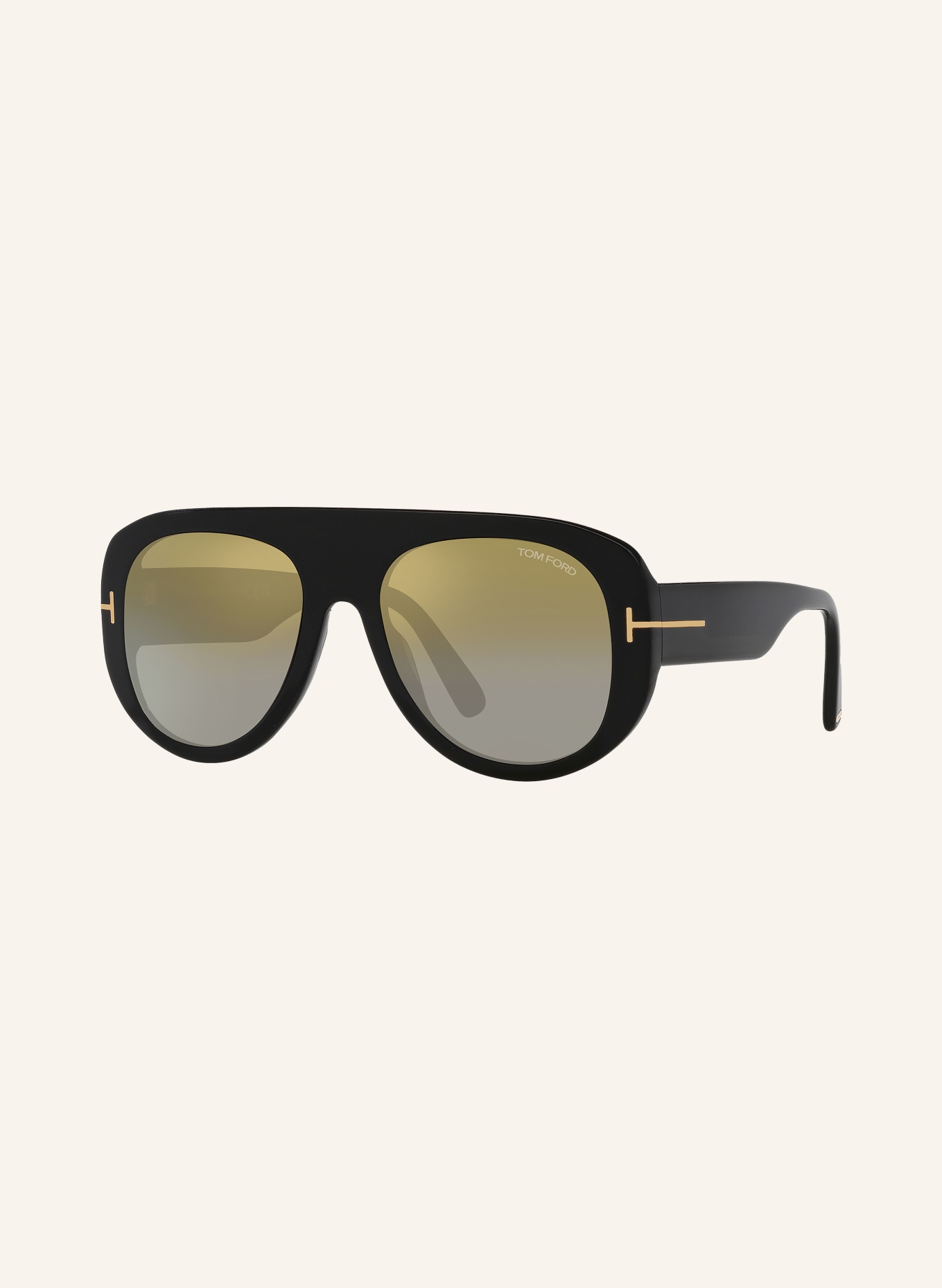 TOM FORD Sunglasses TR001779 CECIL, Color: 1330D7 - BLACK/BROWN MIRRORED (Image 1)