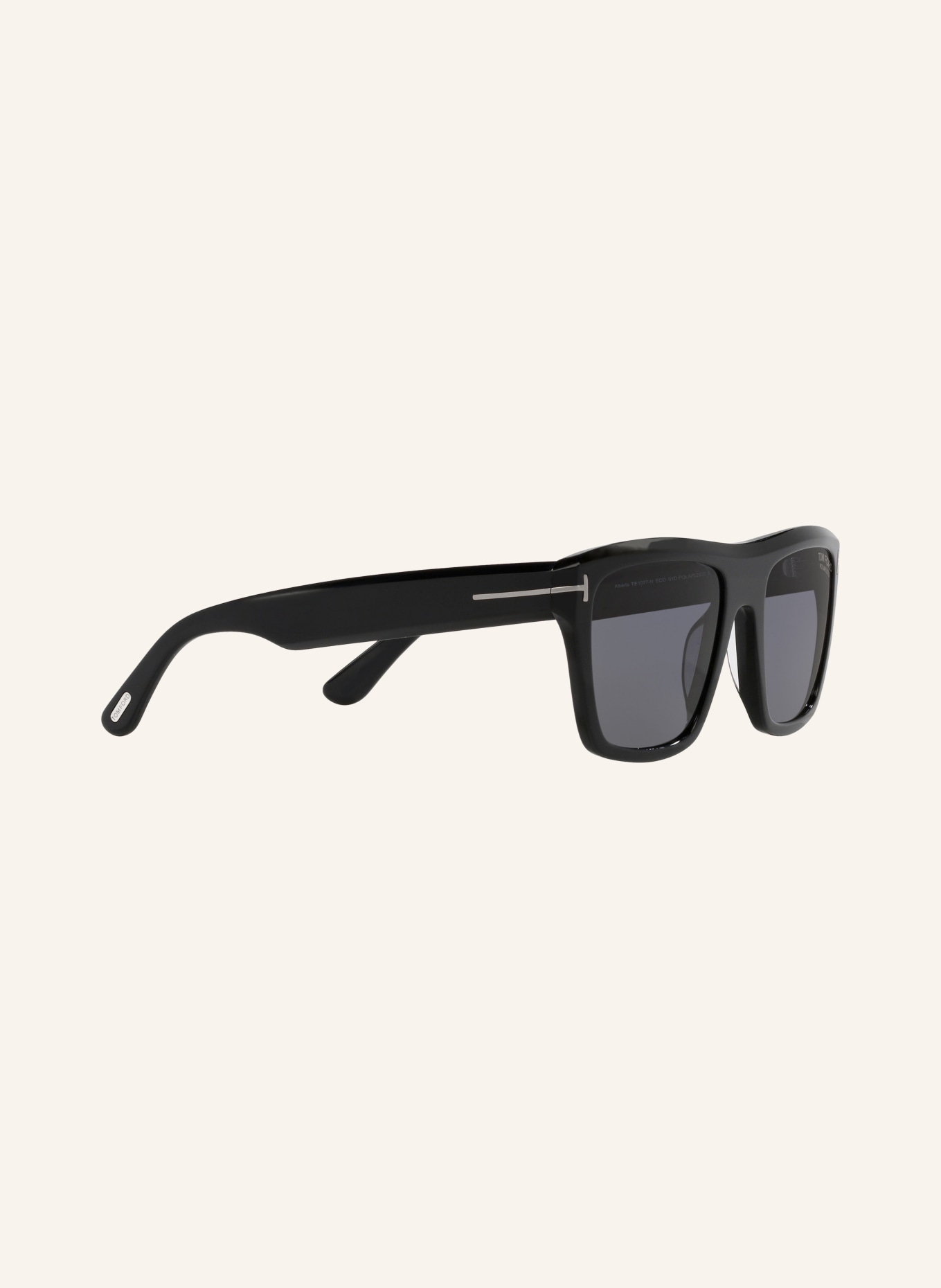 TOM FORD Sunglasses TR001778 ALBERTO, Color: 1330M1 - BLACK/ GRAY POLARIZED (Image 3)