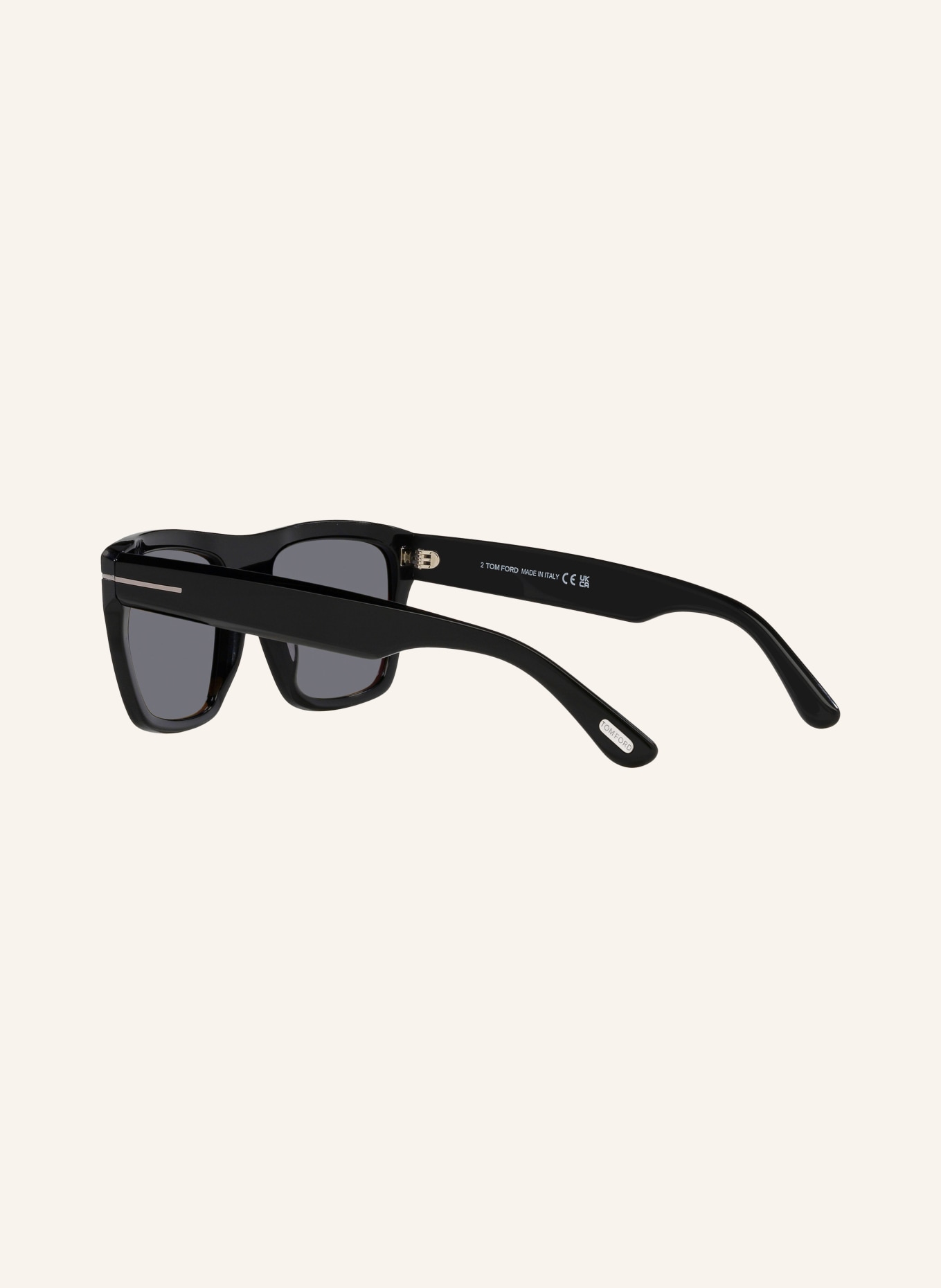 TOM FORD Sunglasses TR001778 ALBERTO, Color: 1330M1 - BLACK/ GRAY POLARIZED (Image 4)