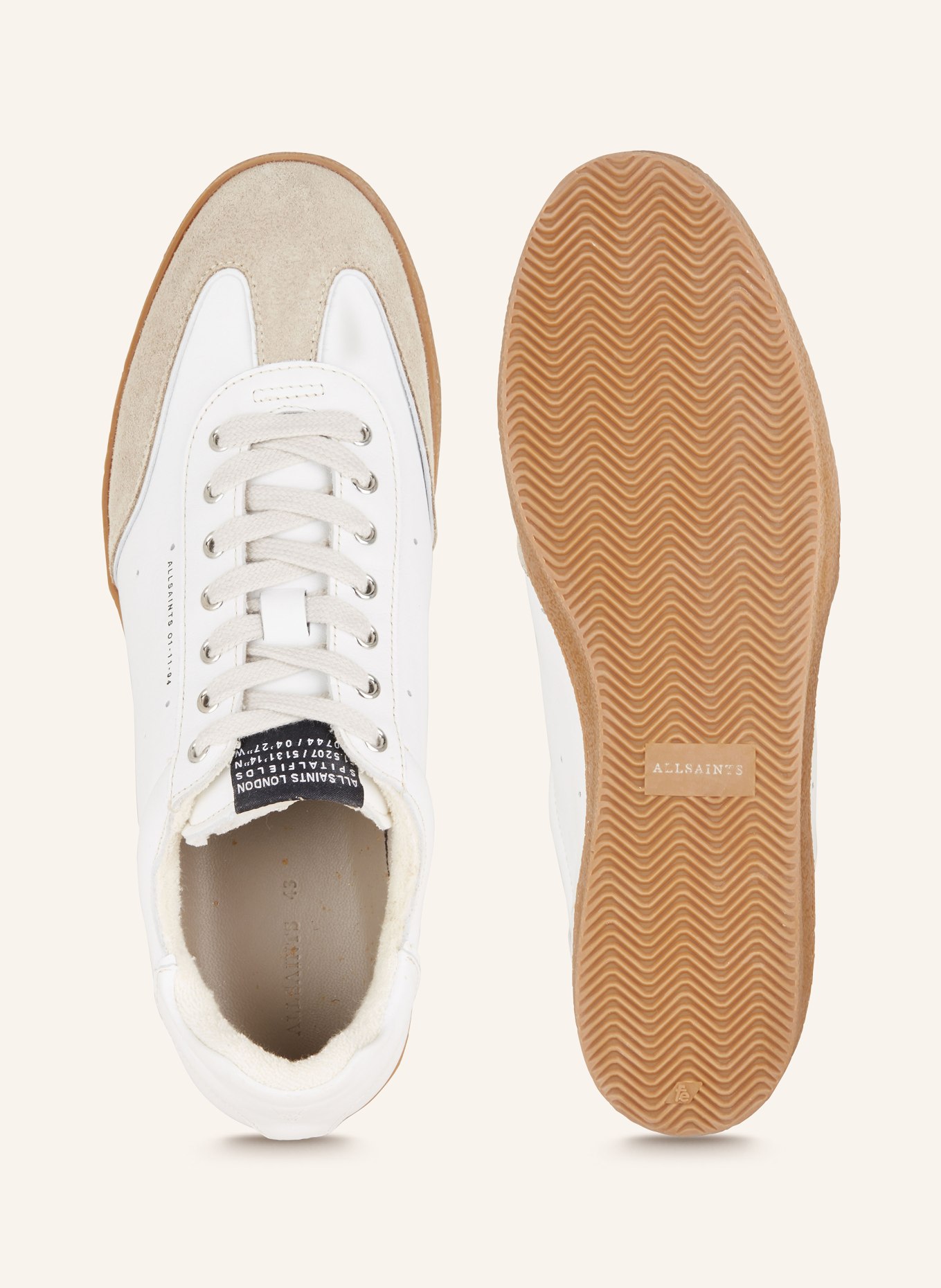 ALLSAINTS Sneakers LEO, Color: WHITE/ GRAY (Image 5)