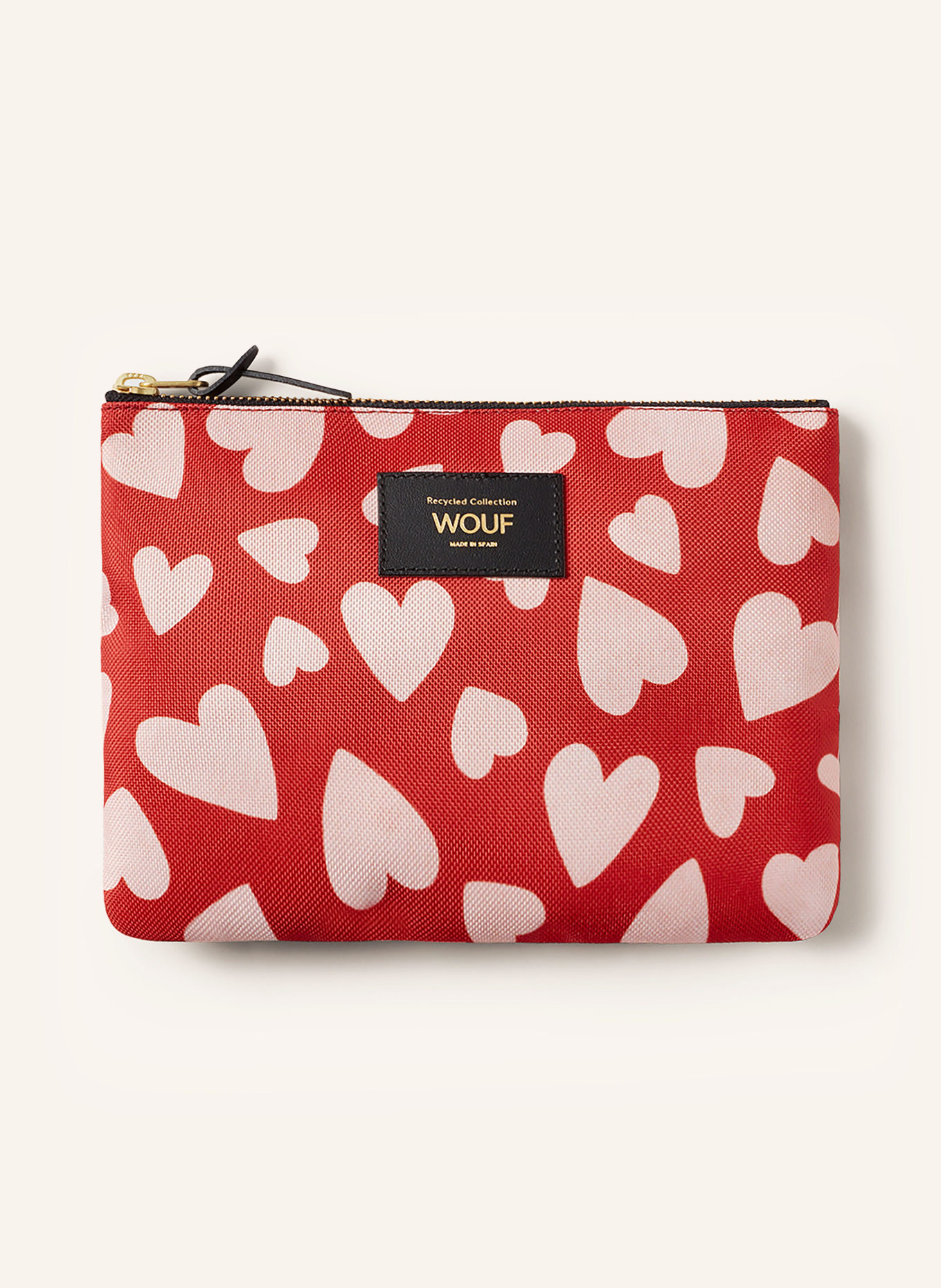 WOUF Pouch AMORE, Color: RED/ WHITE (Image 1)