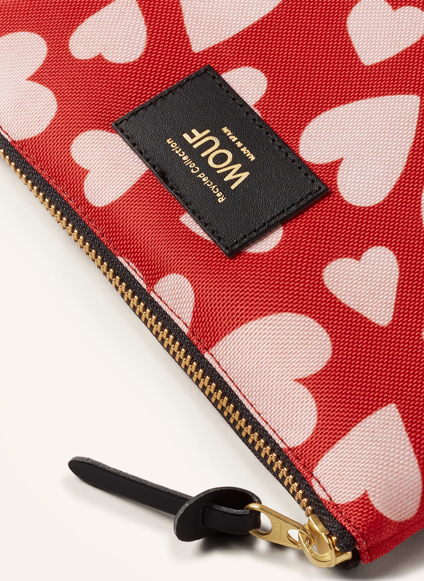WOUF Pouch AMORE, Color: RED/ WHITE (Image 3)