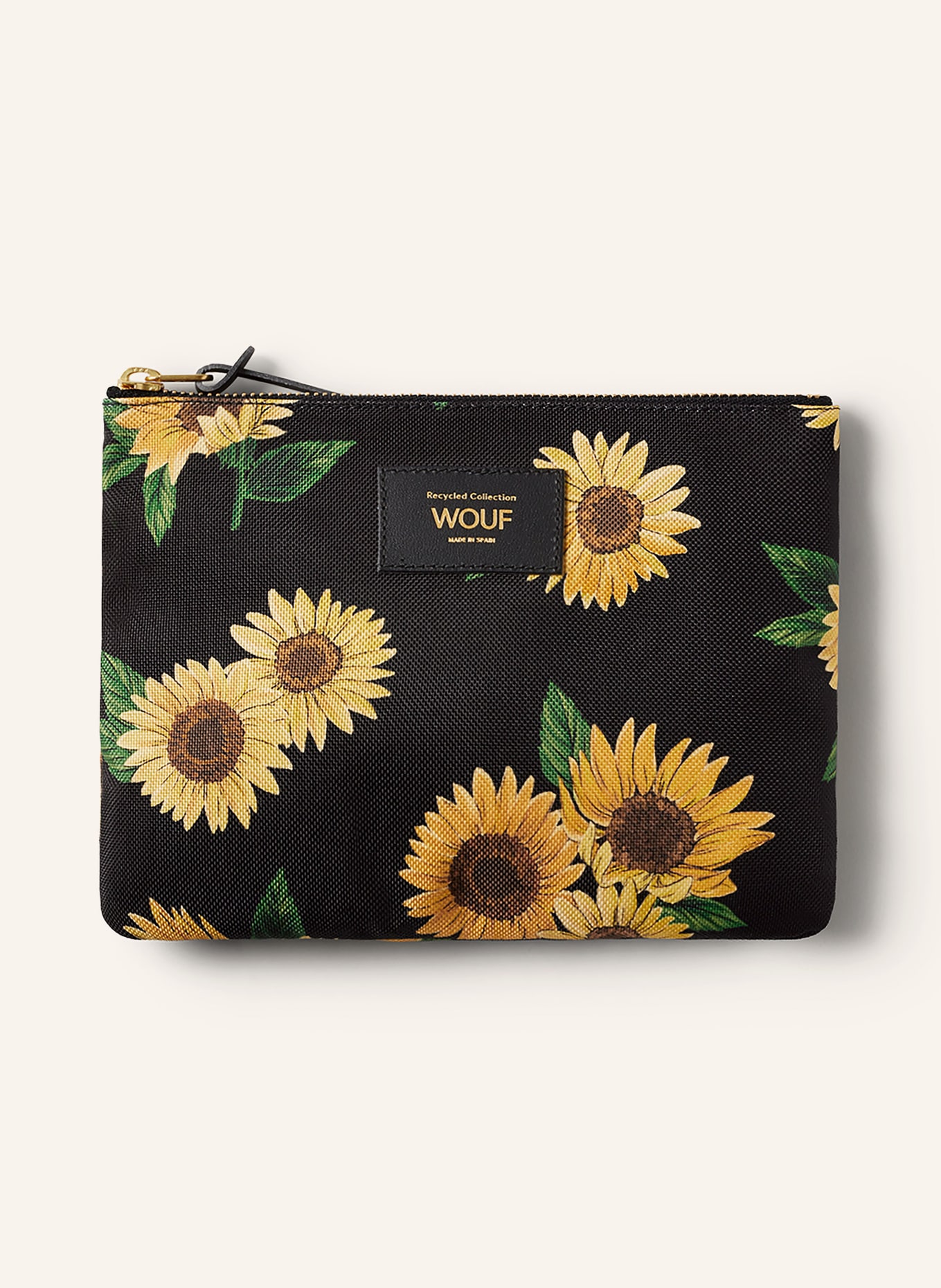 WOUF Pouch GIGI, Color: BLACK/ YELLOW (Image 1)