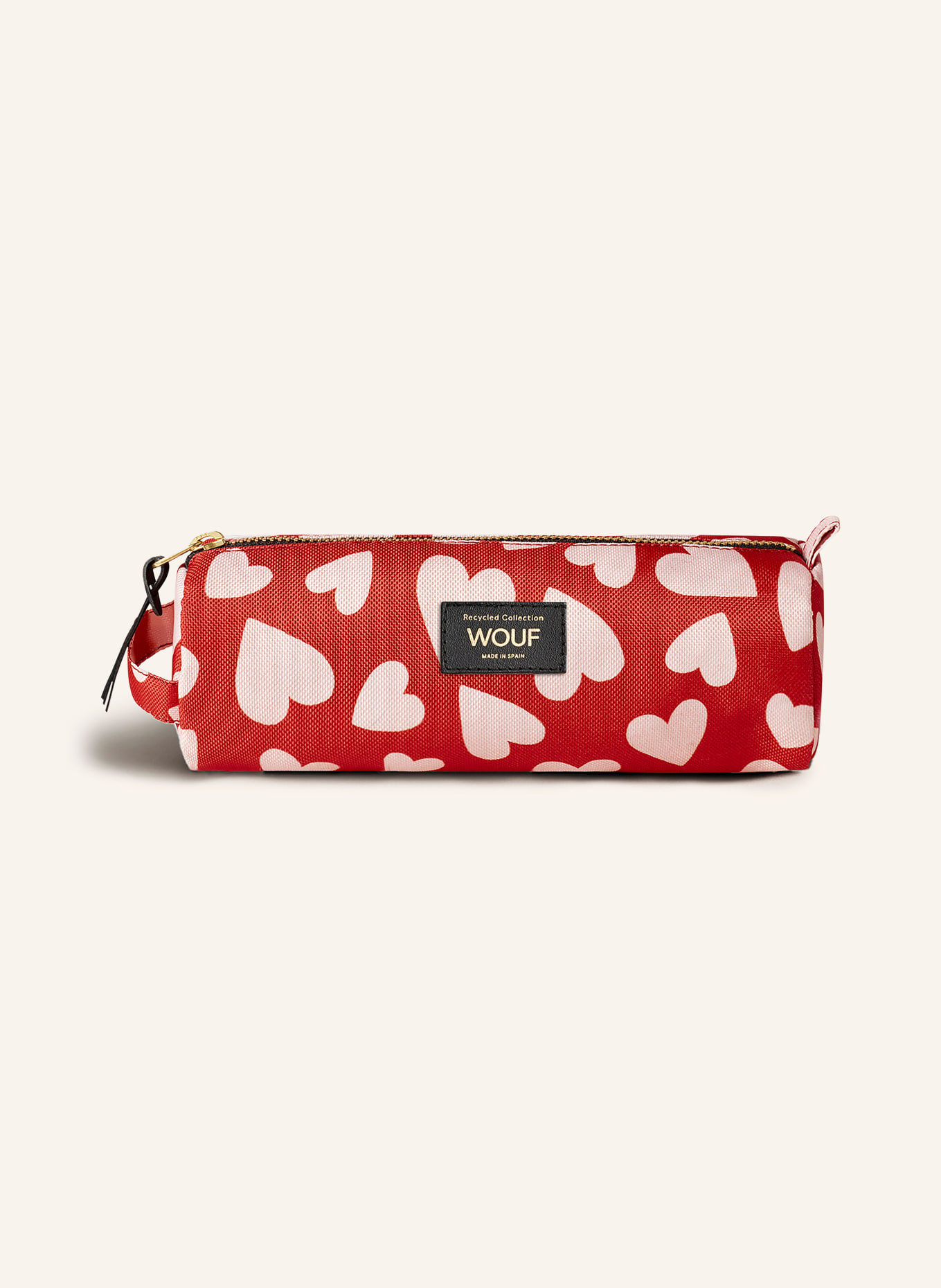 WOUF Pen case AMORE, Color: RED/ WHITE (Image 1)