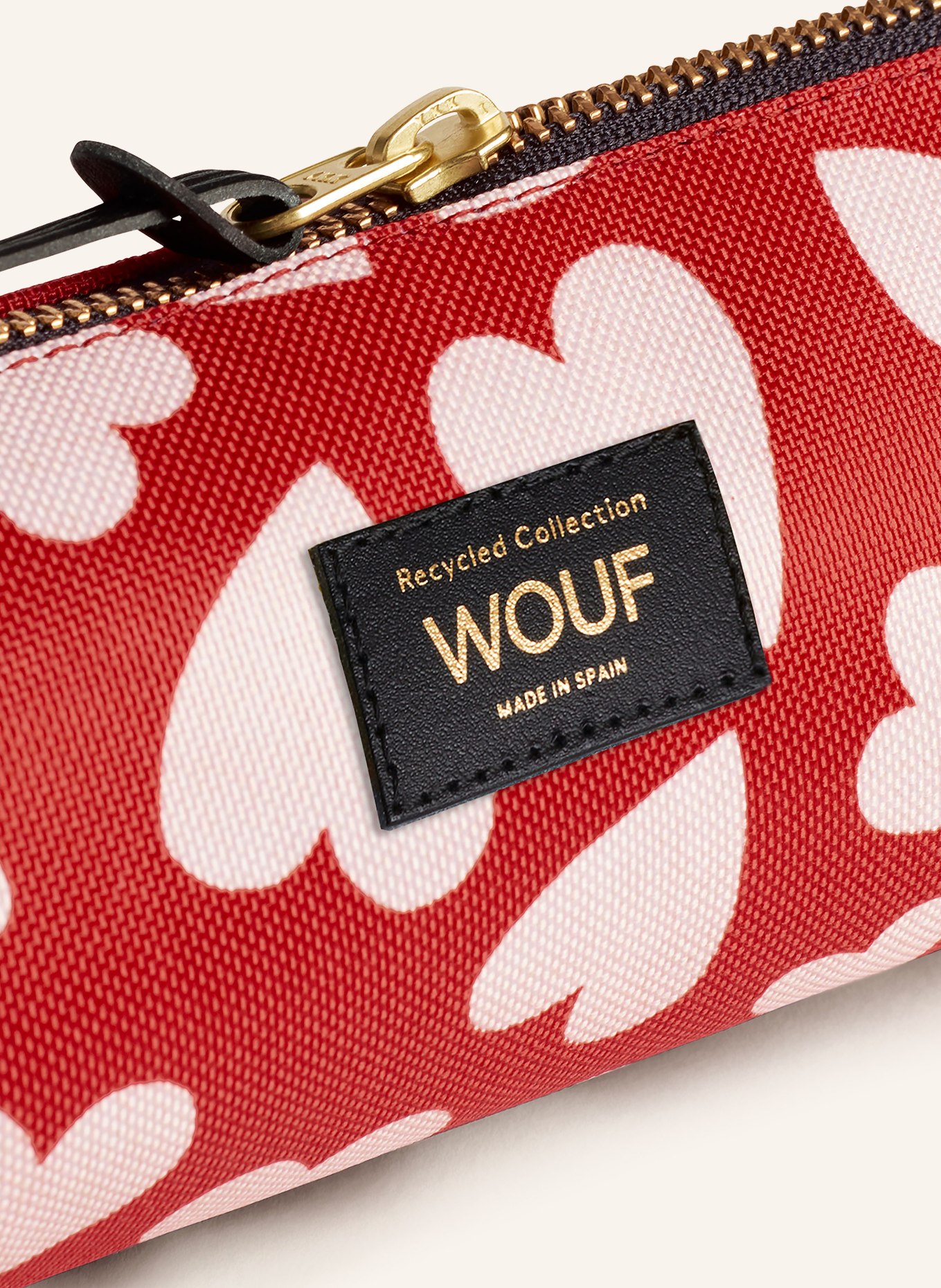 WOUF Pen case AMORE, Color: RED/ WHITE (Image 2)