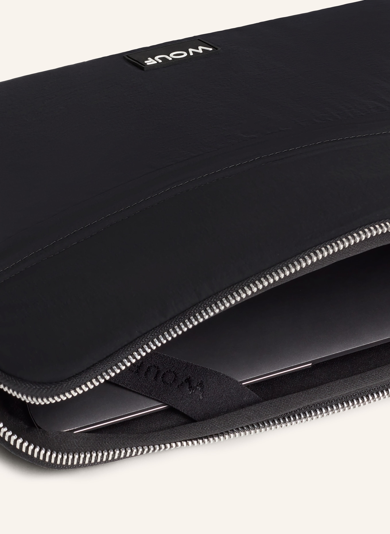 WOUF Laptop sleeve MIDNIGHT, Color: BLACK (Image 4)