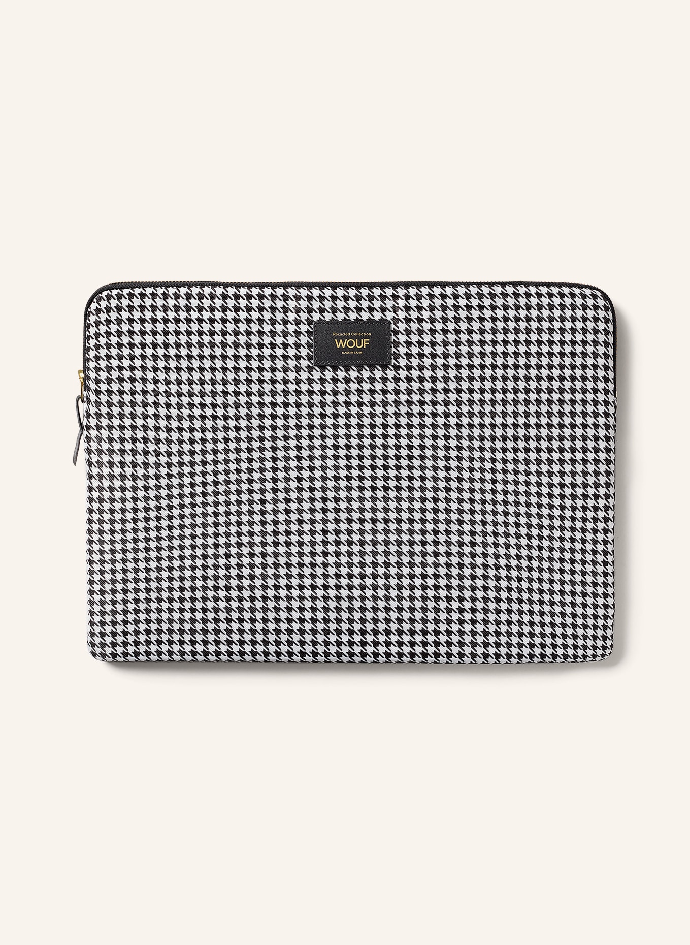 WOUF Laptop sleeve CEINE, Color: BLACK/ WHITE (Image 1)