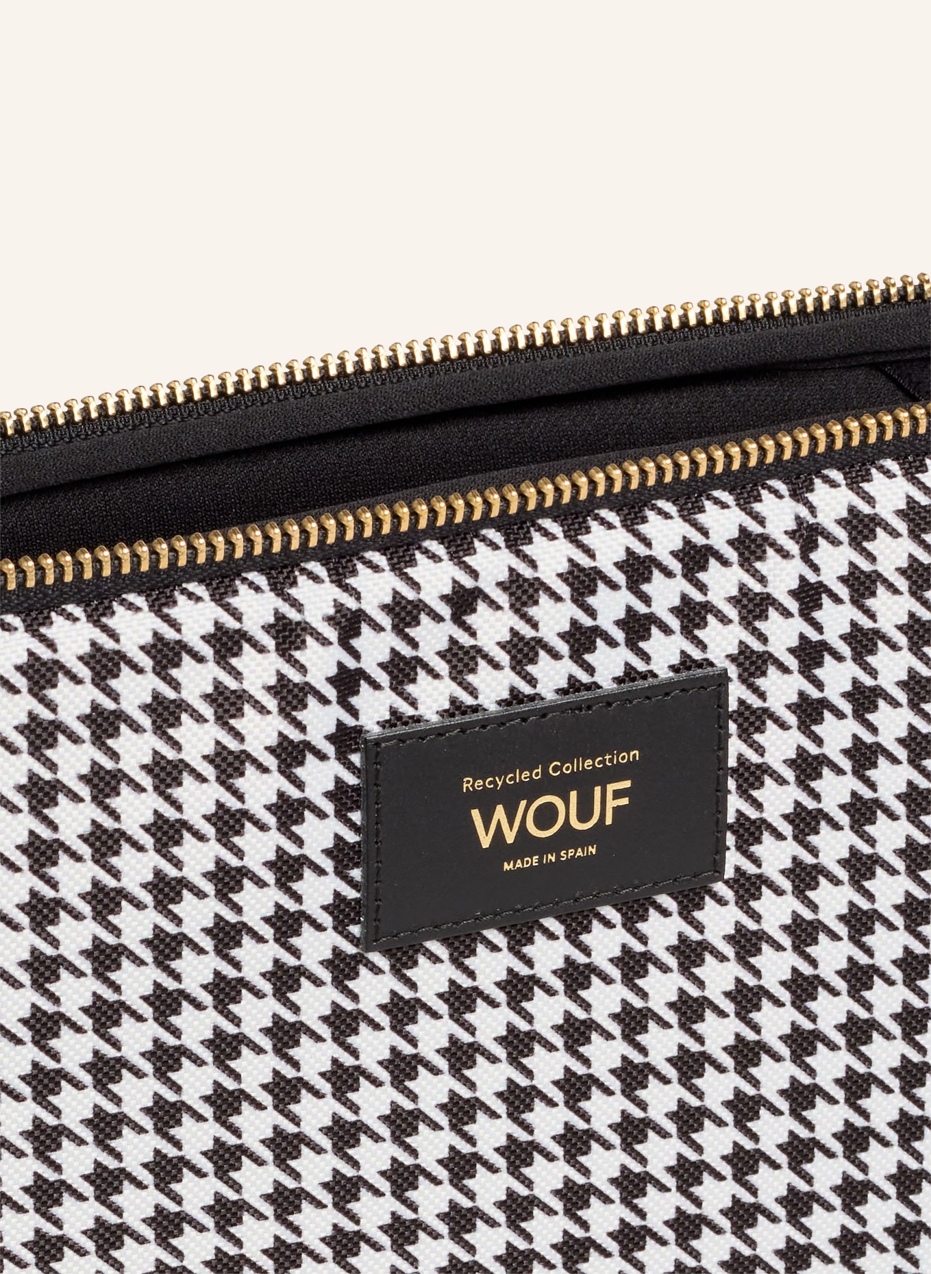 WOUF Laptop sleeve CEINE, Color: BLACK/ WHITE (Image 4)