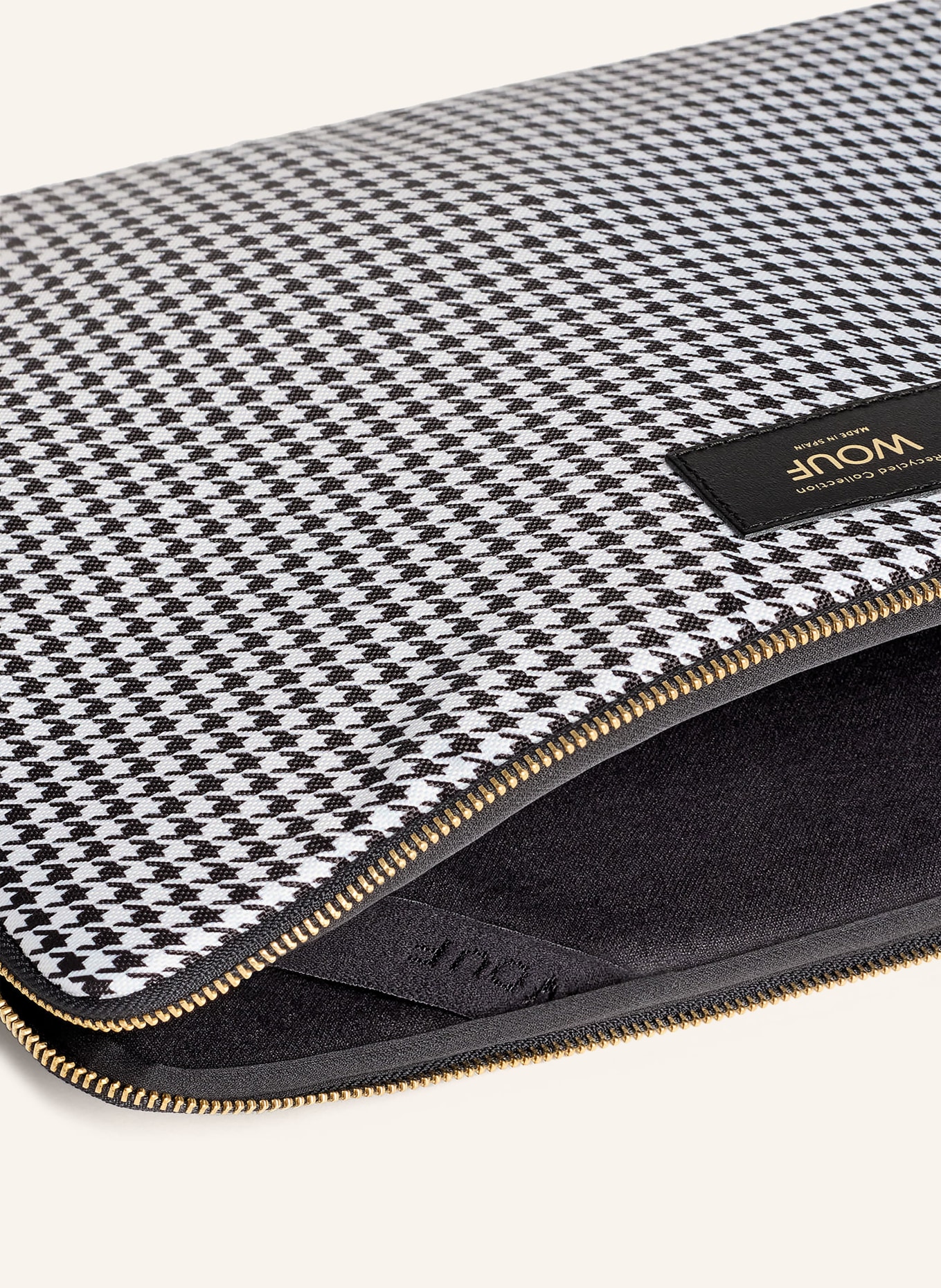 WOUF Laptop sleeve CEINE, Color: BLACK/ WHITE (Image 5)