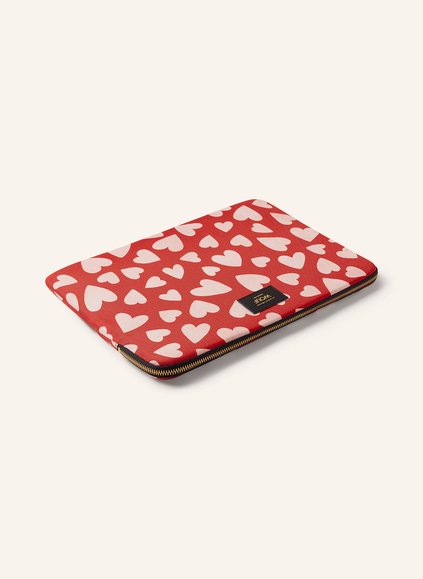 WOUF Laptop sleeve AMORE, Color: RED/ WHITE (Image 2)