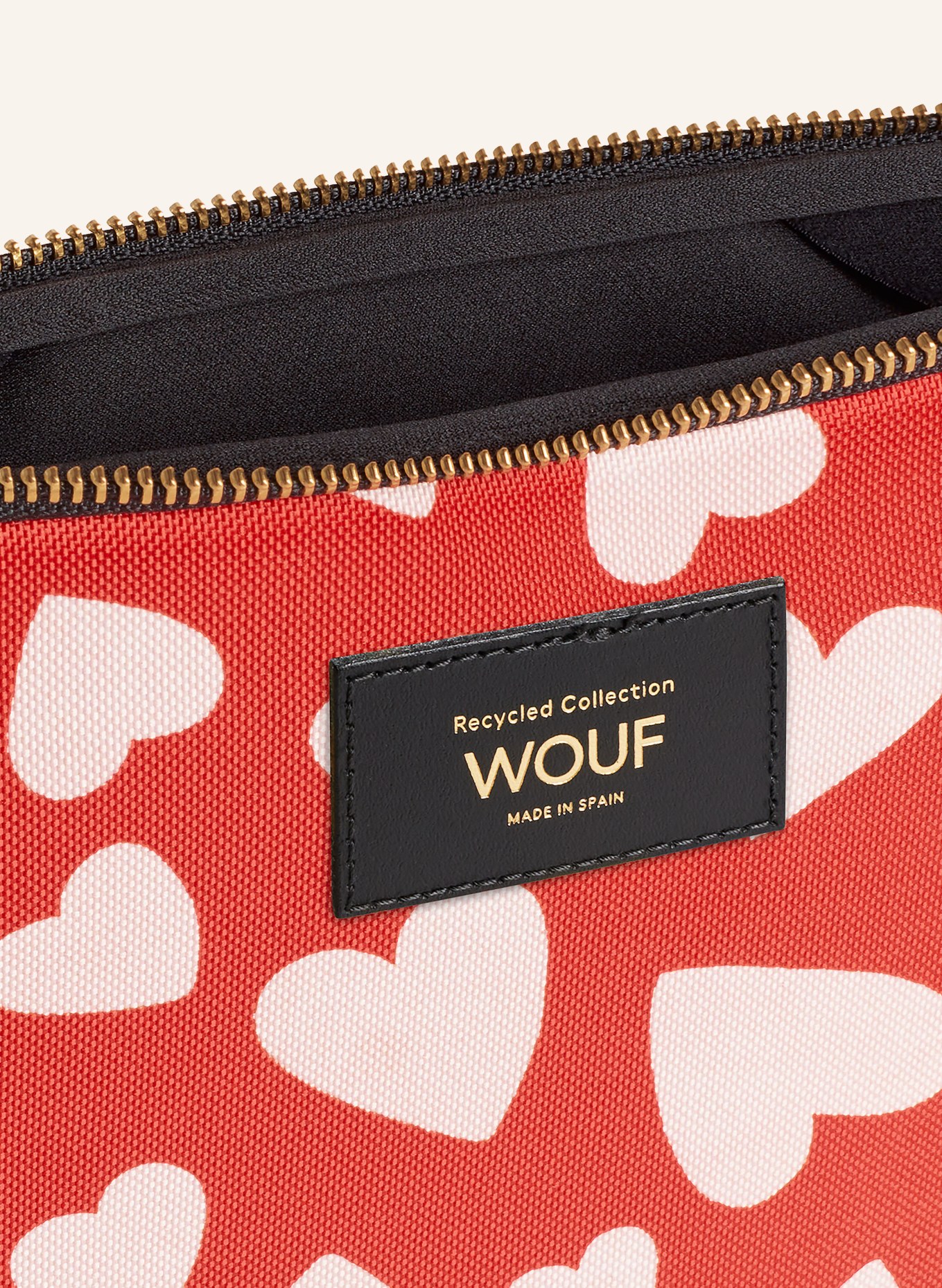 WOUF Laptop sleeve AMORE, Color: RED/ WHITE (Image 4)