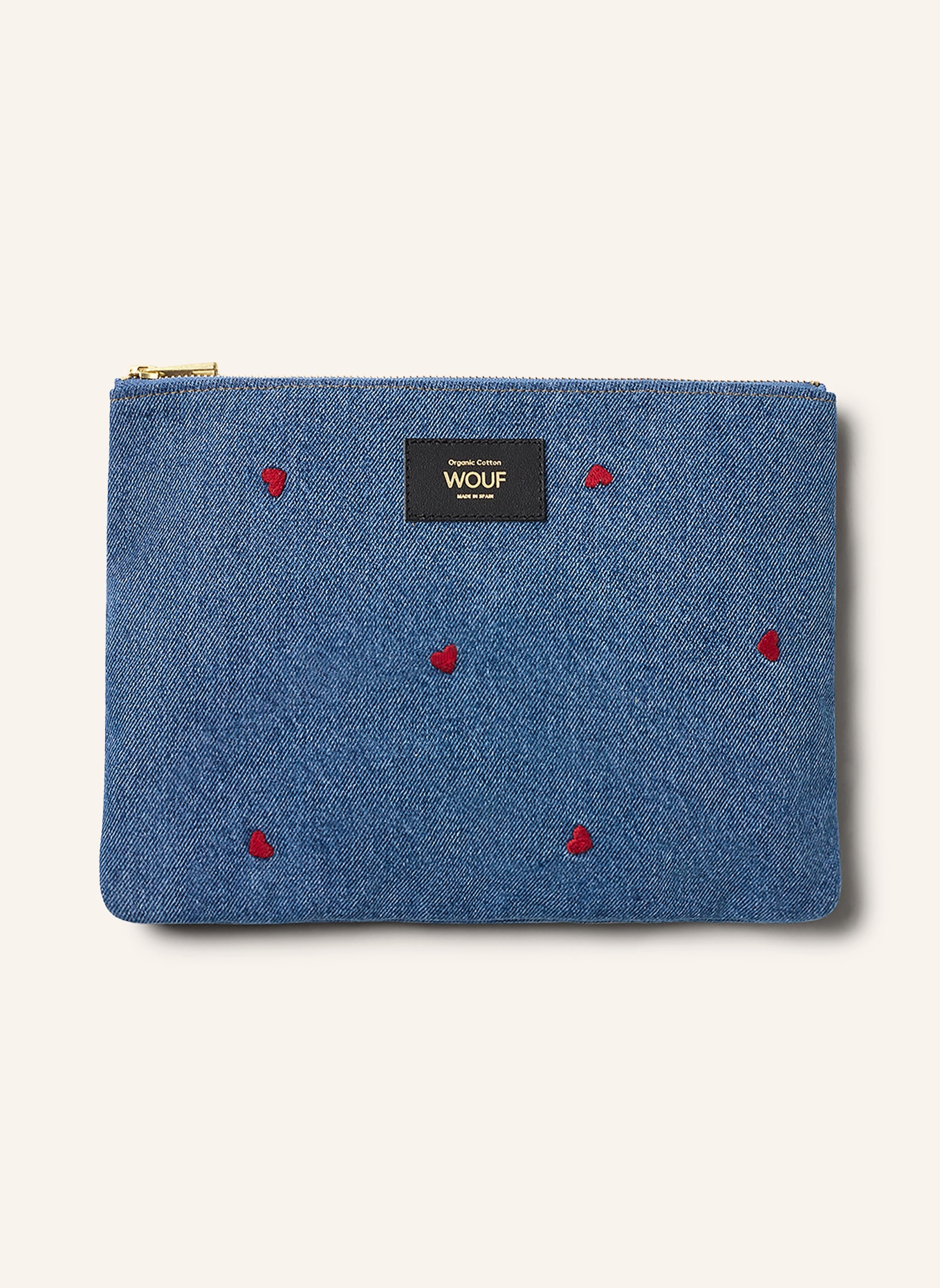 WOUF Pouch ANAIS, Color: BLUE/ RED (Image 1)