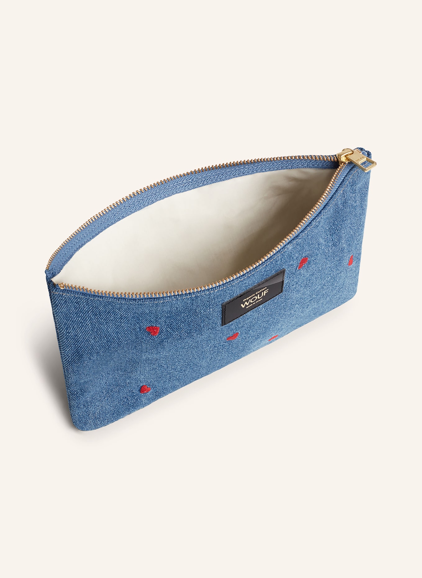 WOUF Pouch ANAIS, Color: BLUE/ RED (Image 2)