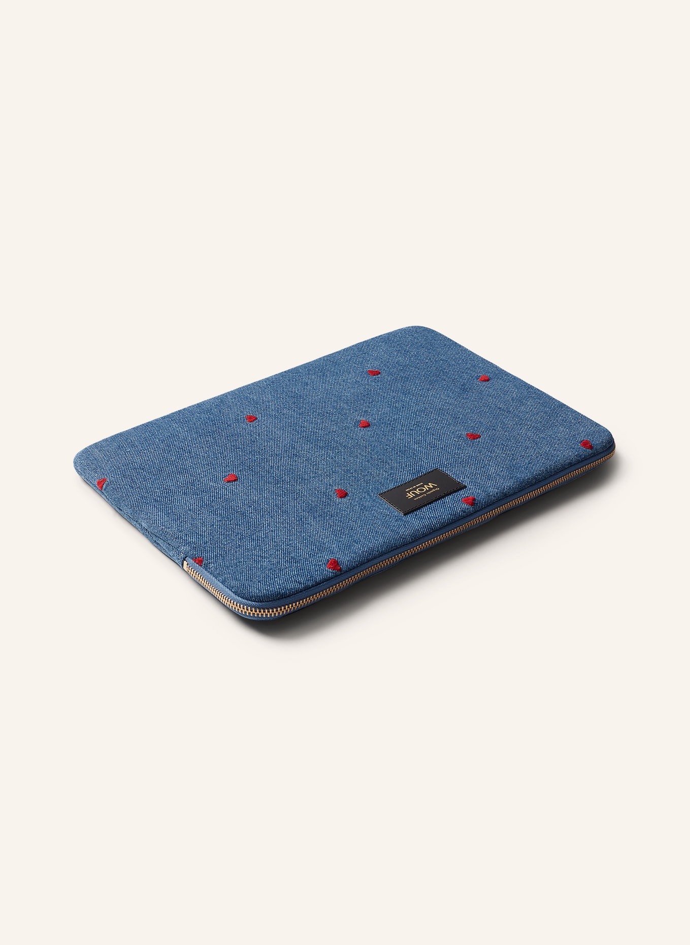 WOUF Laptop sleeve ANAIS, Color: BLUE/ RED (Image 2)