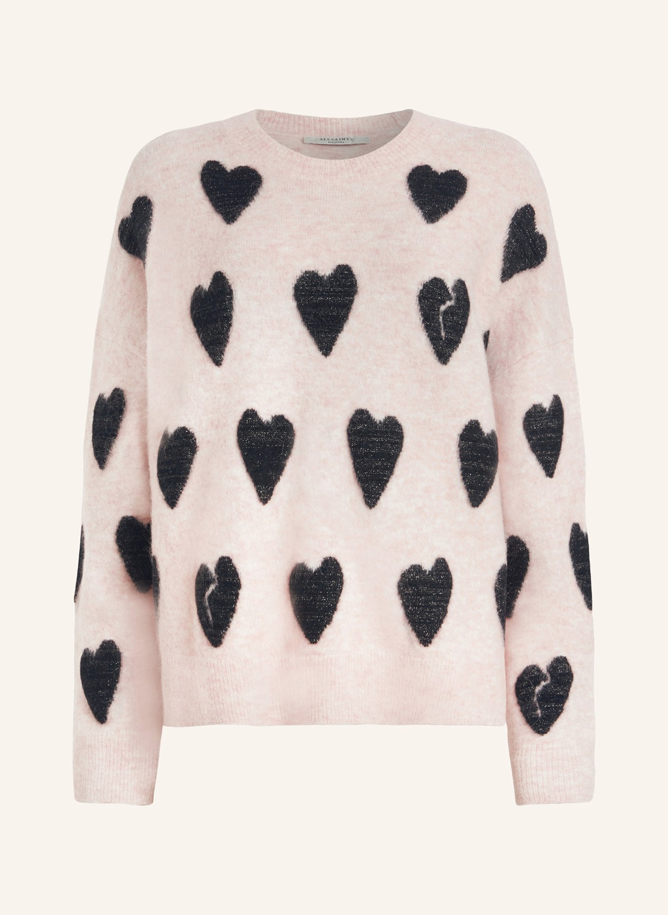 All saints top pink jumper
