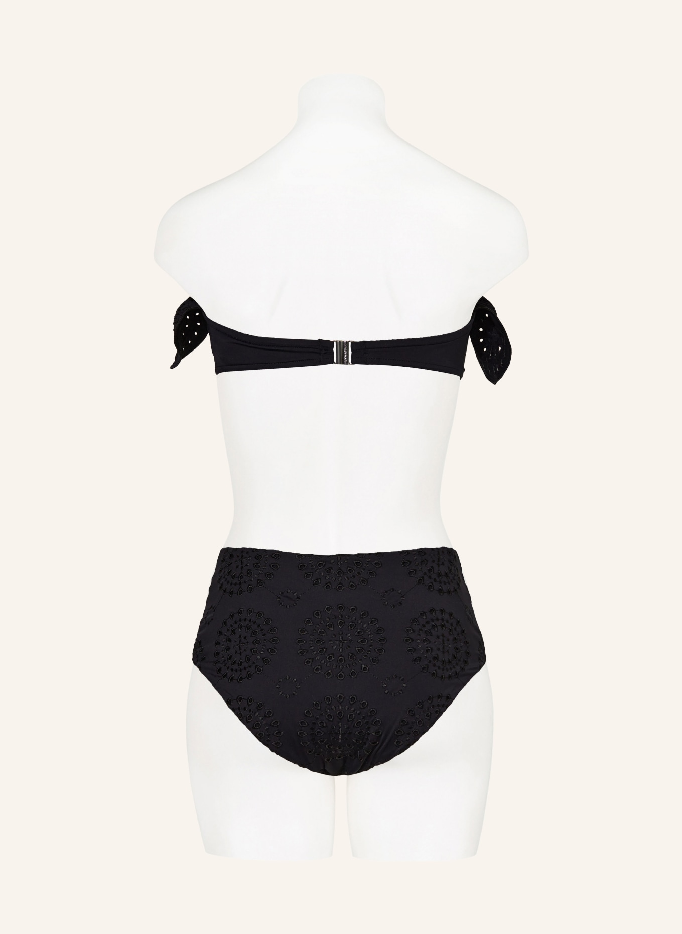 SEAFOLLY High waist bikini bottoms LULU, Color: BLACK (Image 3)
