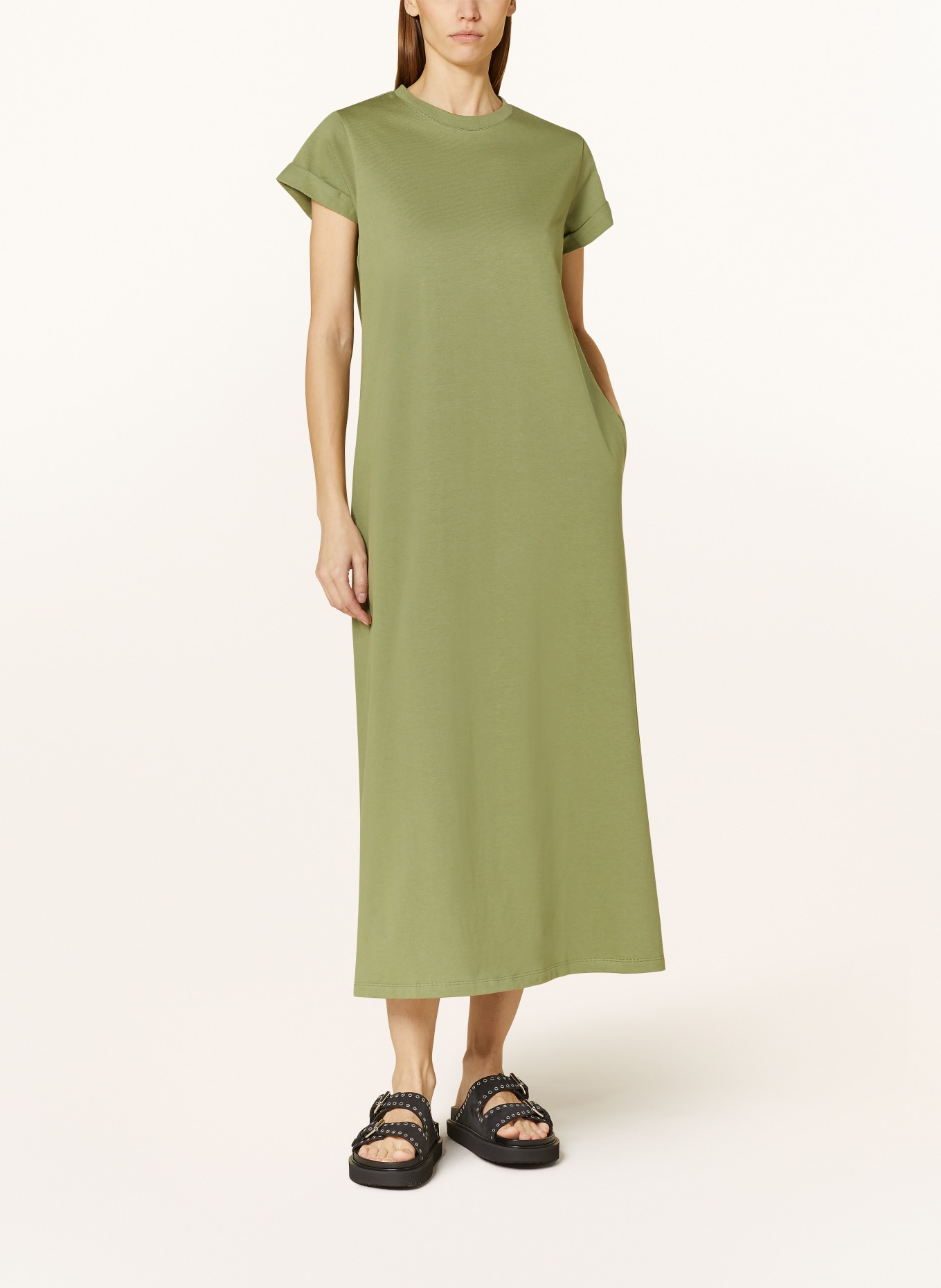 ALLSAINTS Jersey dress ANNA in olive