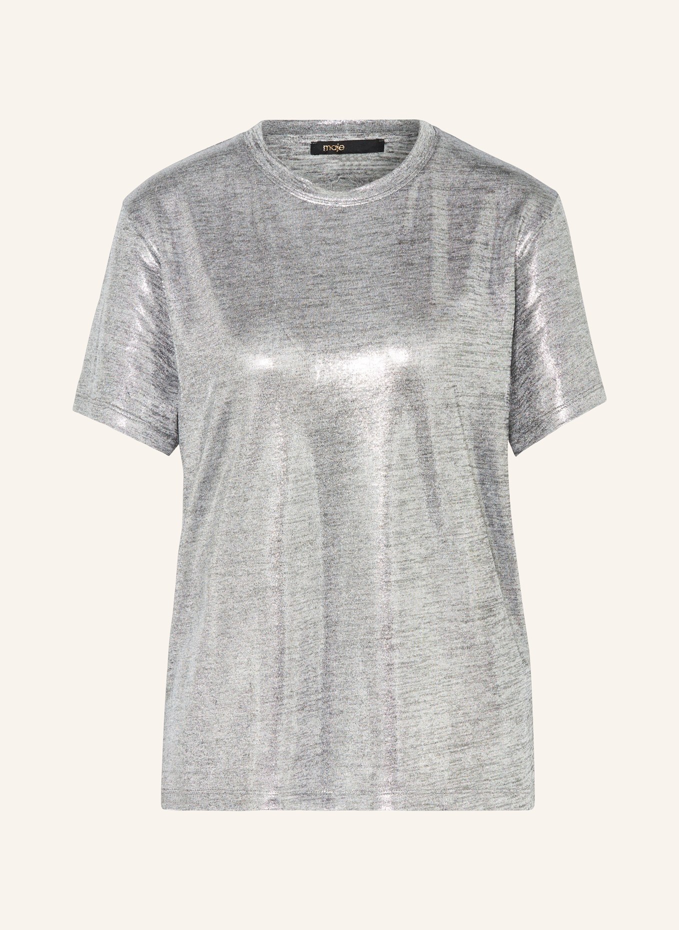 maje T-Shirt, Farbe: SILBER (Bild 1)