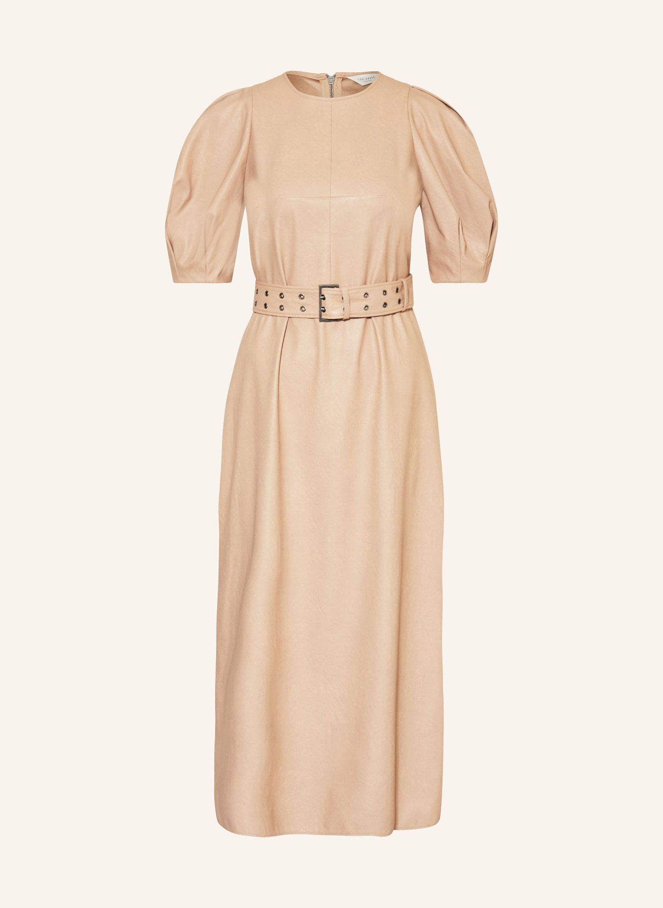 TED BAKER Kleid PALOWMA in Lederoptik, Farbe: CAMEL (Bild 1)