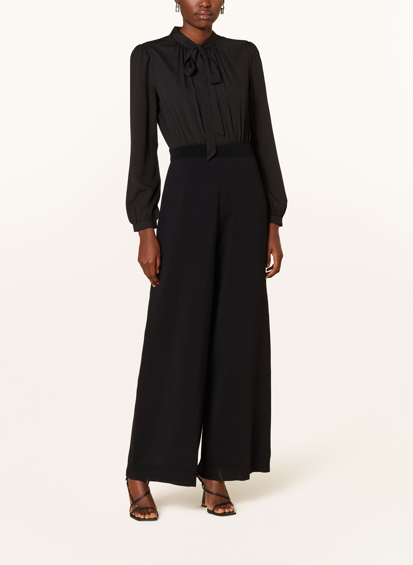 TED BAKER Jumpsuit LEOT in mixed materials, Color: BLACK (Image 2)