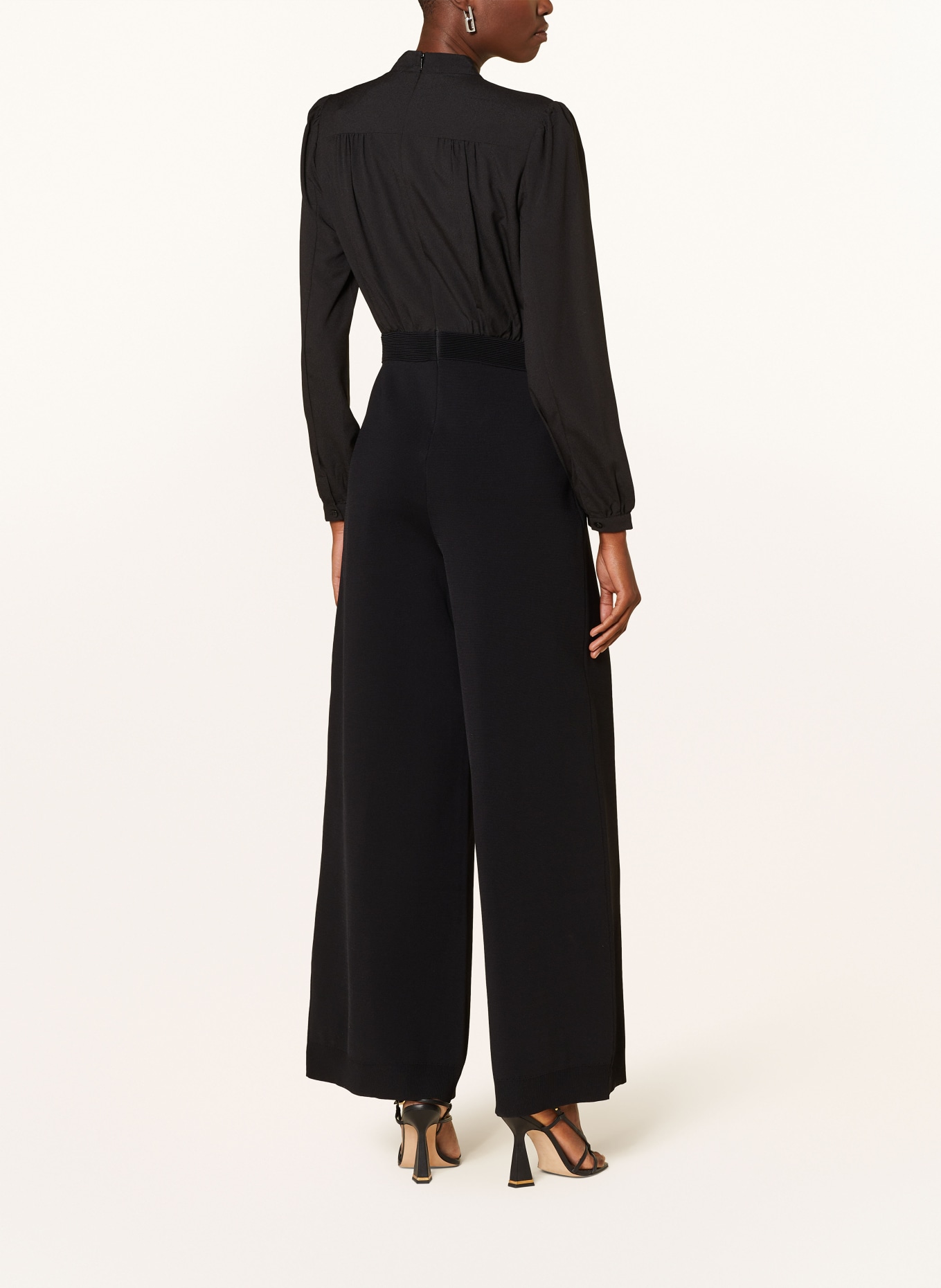 TED BAKER Jumpsuit LEOT in mixed materials, Color: BLACK (Image 3)