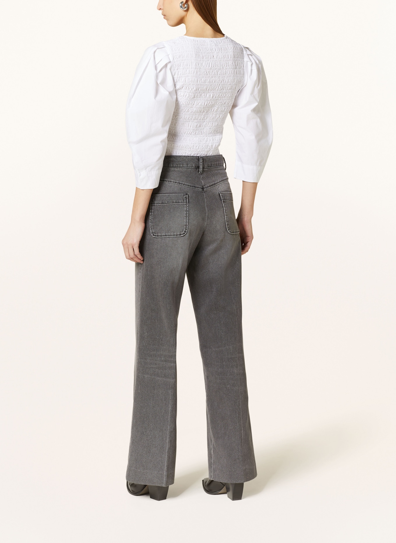 SANDRO Straight Jeans, Farbe: 24 GREY (Bild 3)