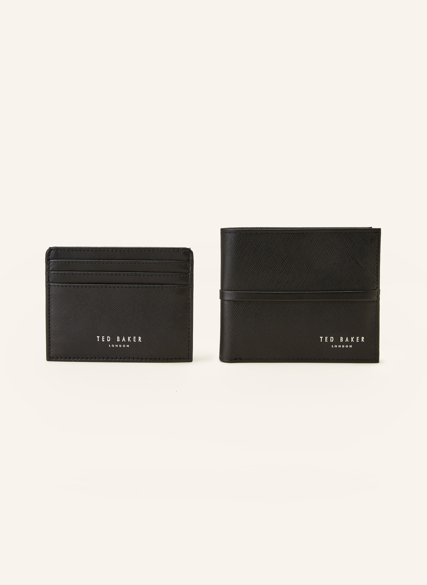 TED BAKER Set SAUNDER: Wallet and card case, Color: BLACK (Image 1)