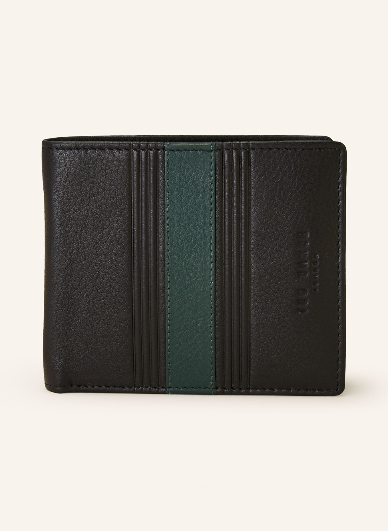 TED BAKER Wallet EVON, Color: BLACK/ GREEN (Image 1)
