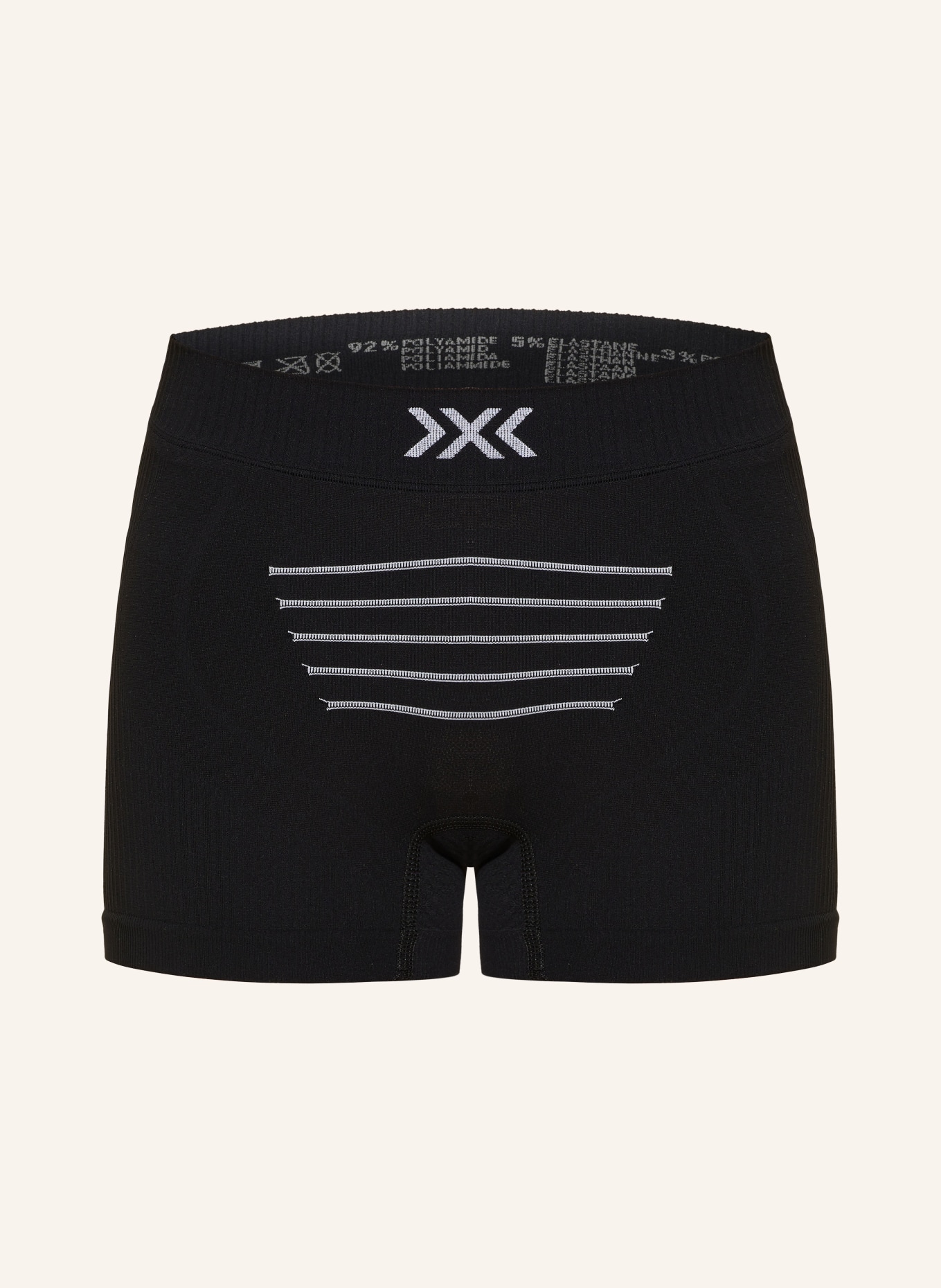 X-BIONIC Funktionswäsche-Shorts X-BIONIC® INVENT 4.0, Farbe: SCHWARZ/ WEISS (Bild 1)